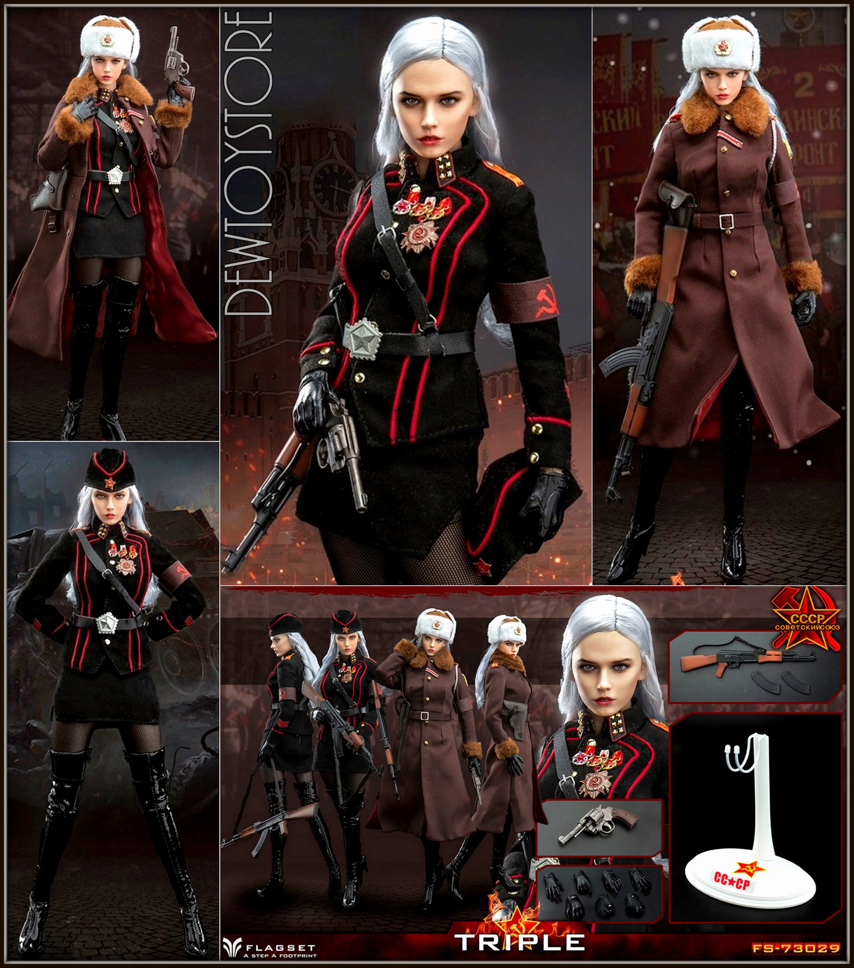 ⭐️ [𝗣𝗿𝗲-𝗼𝗿𝗱𝗲𝗿] Flagset 1/6 Scale Action Figure - FS