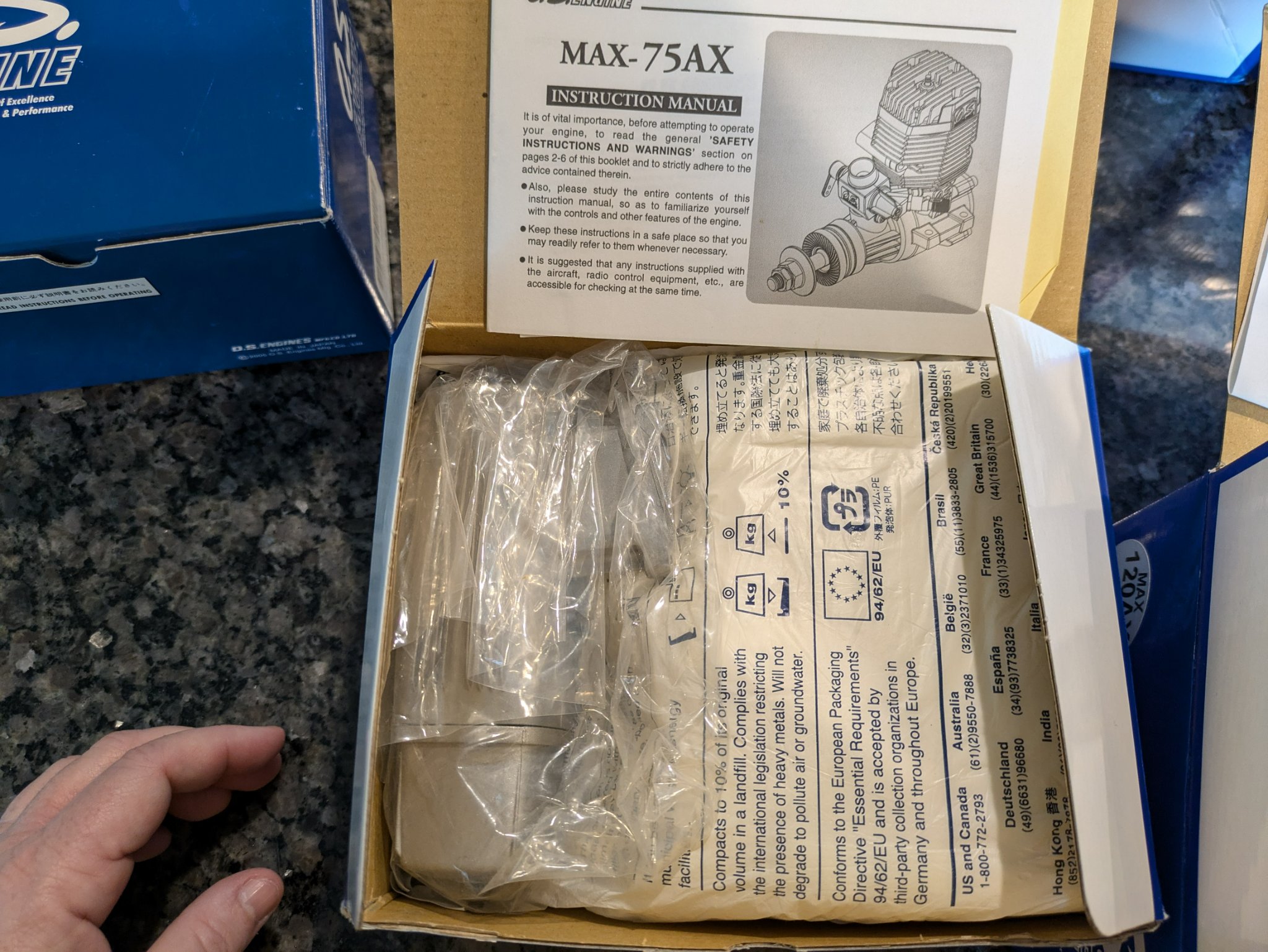 OS Engine max 46,75,65,95,120 AX RC Airplane - Printer Parts ...