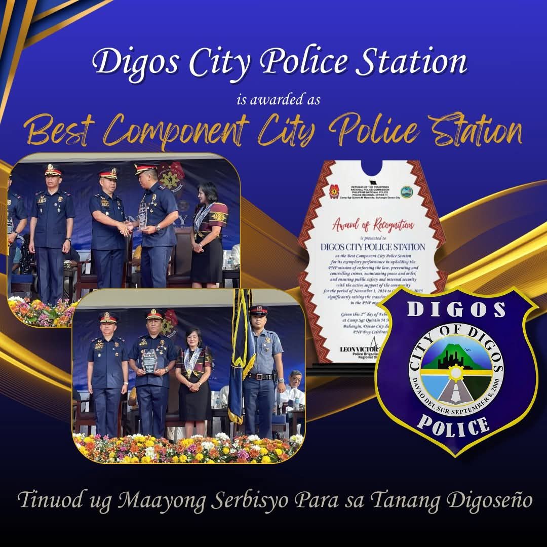 Gina - Digos City Police Station Named Best Component City Police ...