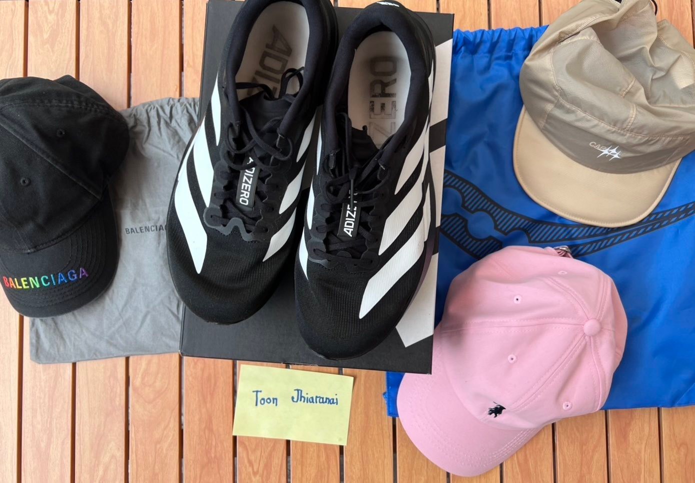 Selling athletic shoes and accessories