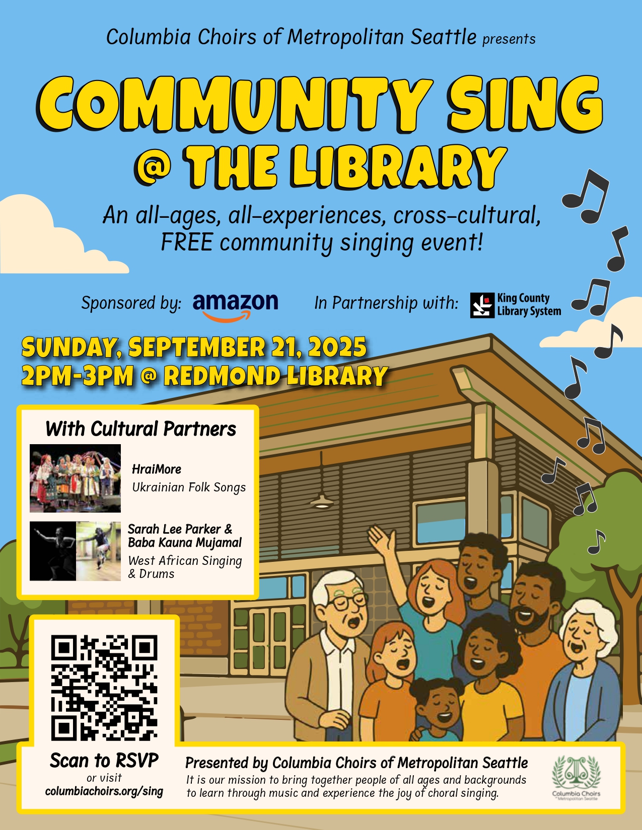 HraiMore at Community Sing @ the Redmond Library