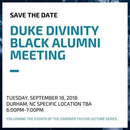 Duke Divinity Black Alumni