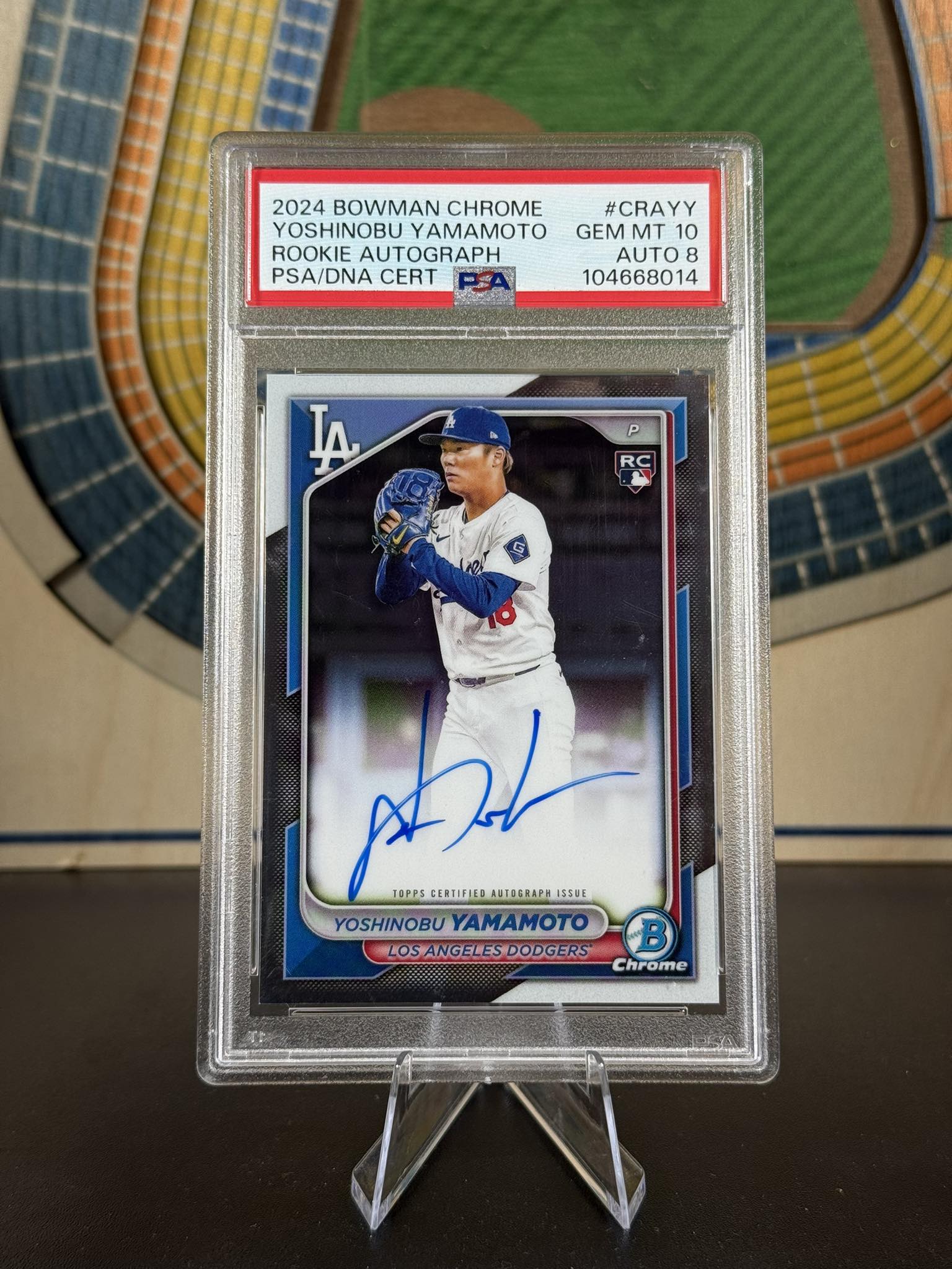 Buying 2024 Bowman Chrome Yoshinobu Yamamoto rookie card