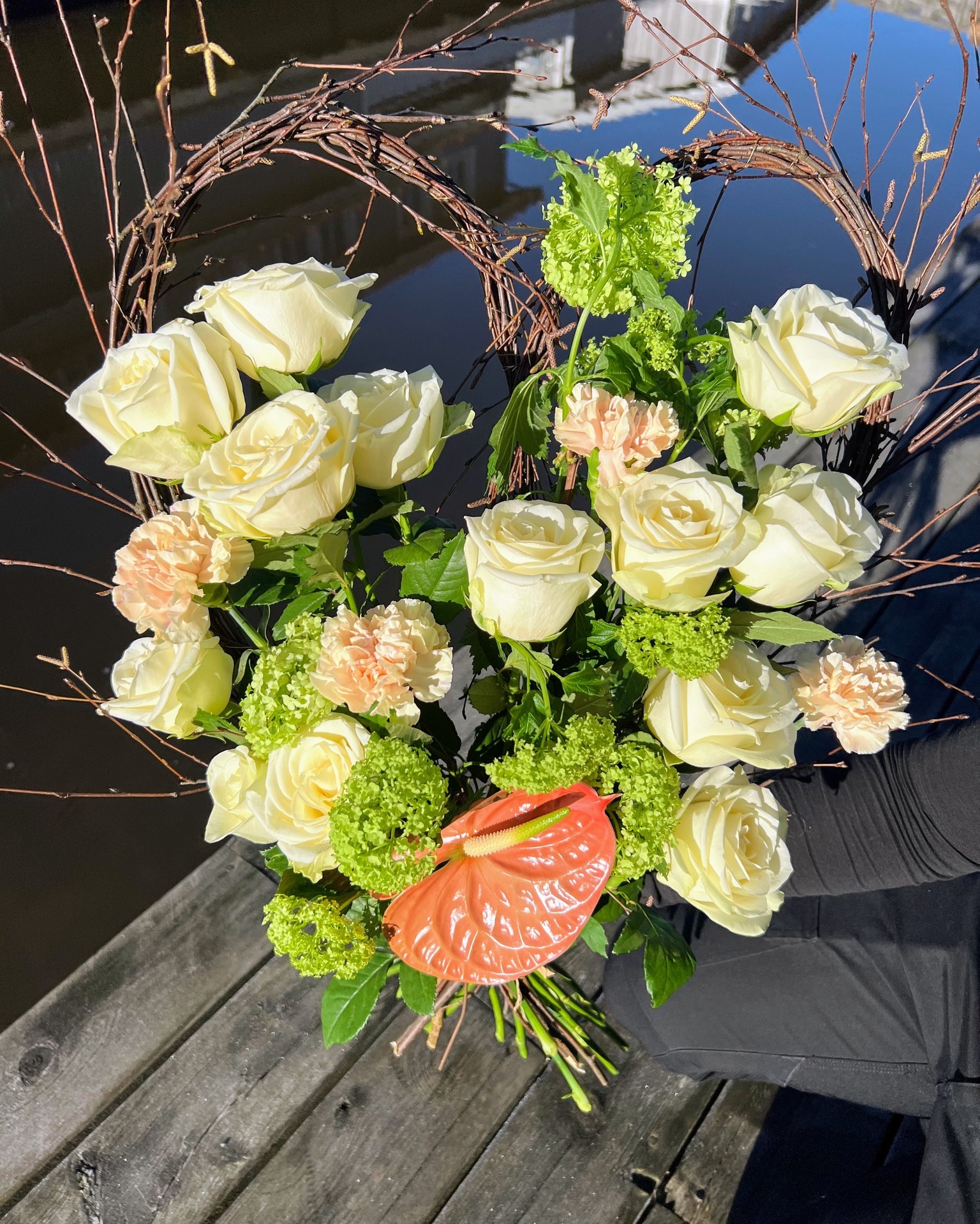 Snowstorm roses