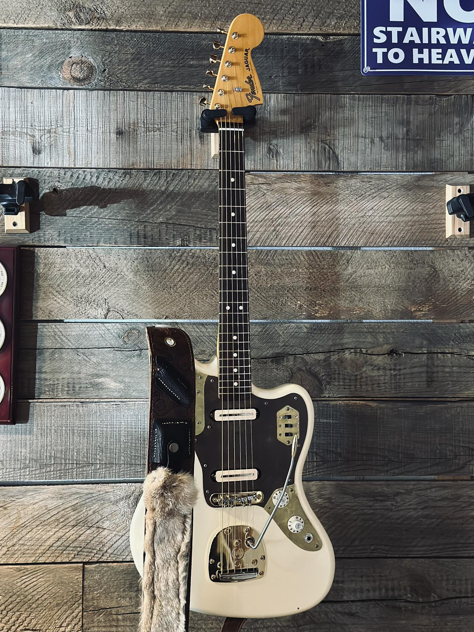 Recent Jag-Stang I built using a Warmoth reverse Mustang neck and