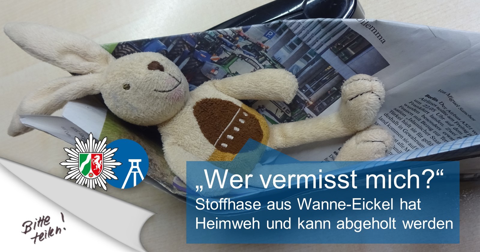 Wanne Eickel Polizei Sucht Besitzer Von Haschen
