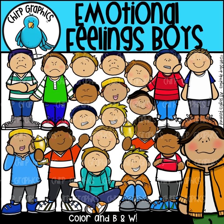 Chirp Graphics - The next set of Feelings Kids clip art is... | Facebook