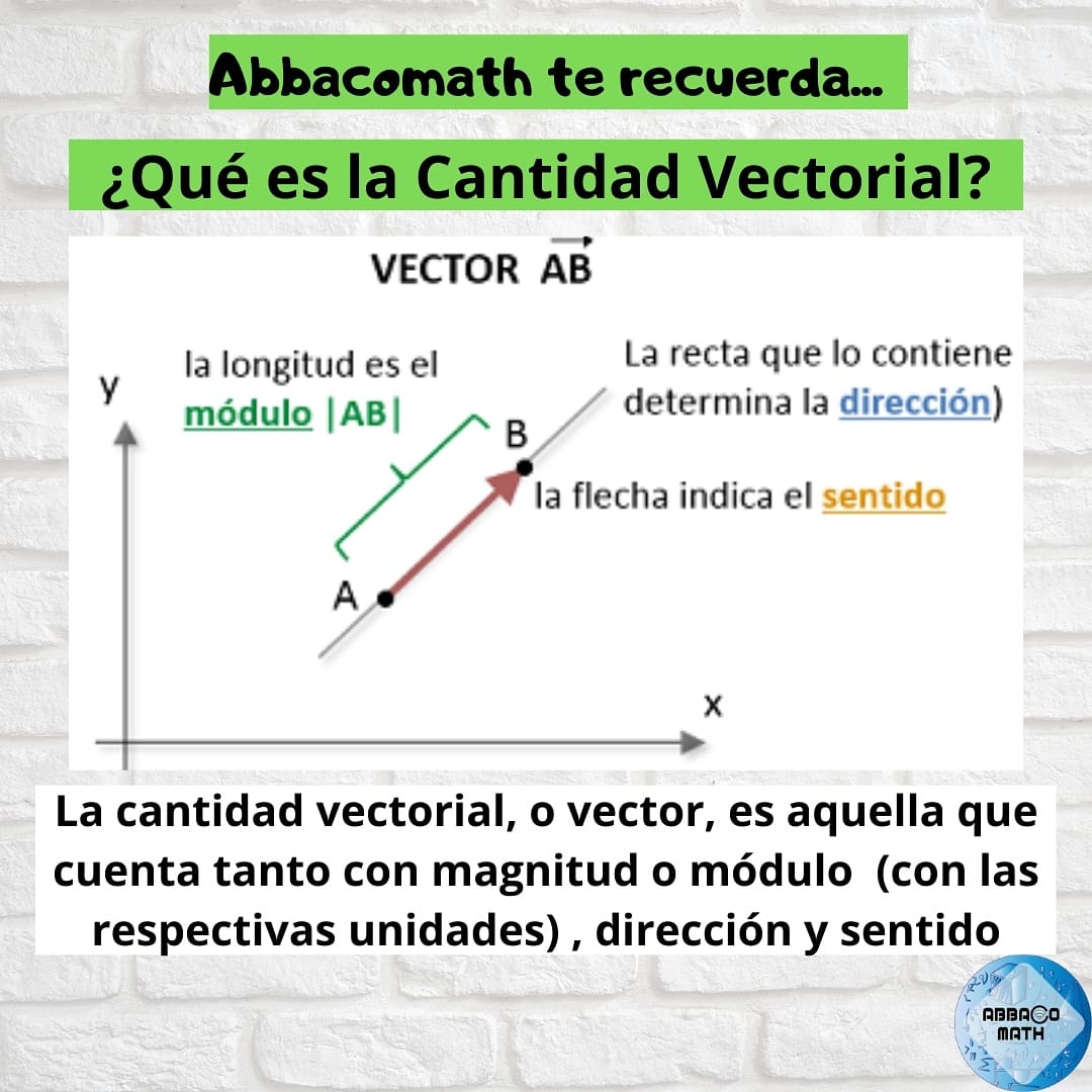 Abbacomath - Abbacomath A diferencia de la cantidad vectorial, una ...