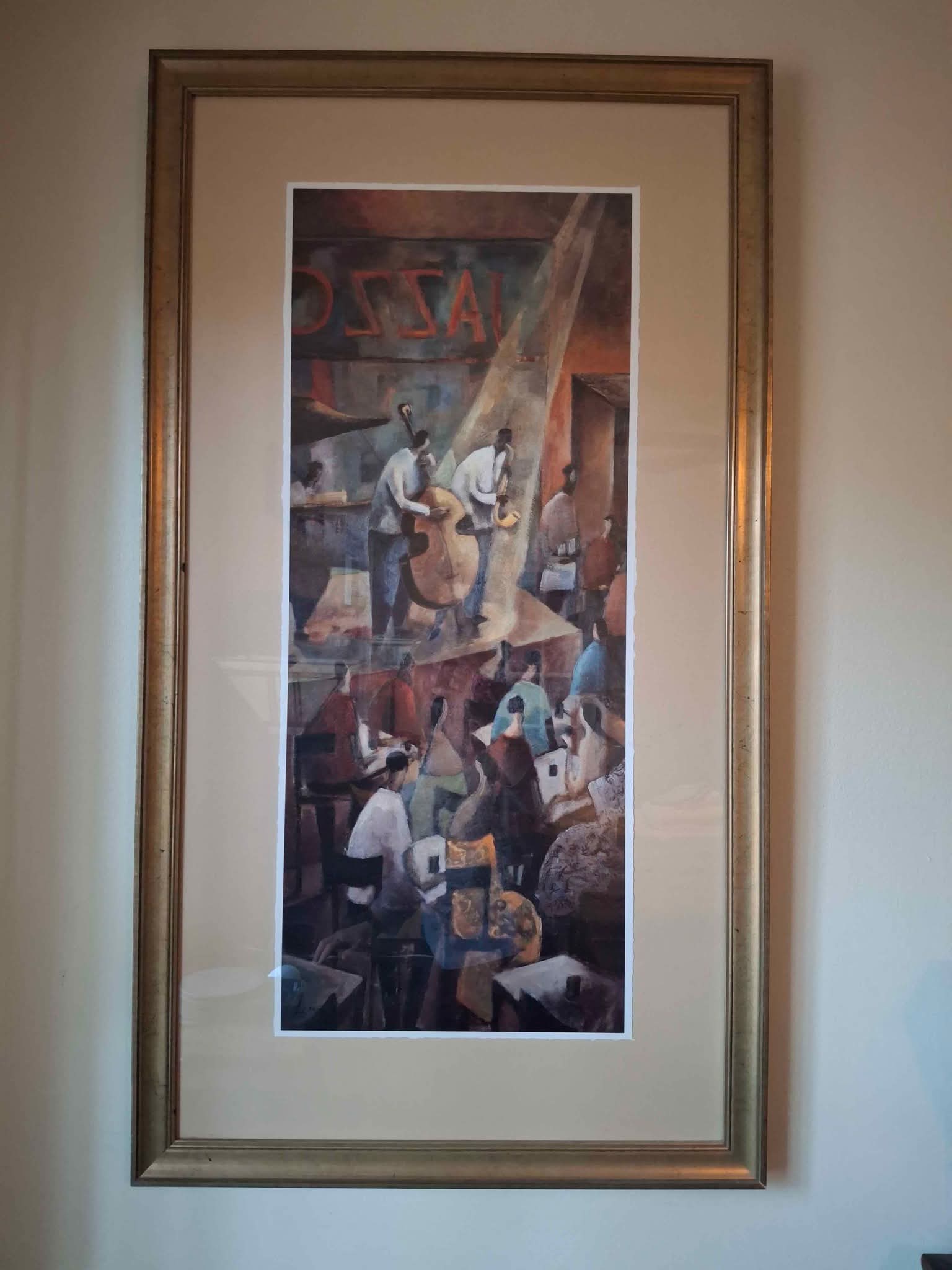 Title: Jazz Club Part of the Red Jazz and Blue Jazz artist series