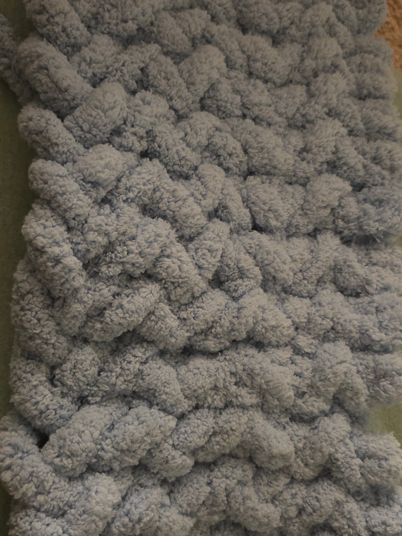 Comfy Chunky Yarn Blanket Party | Trying to teach myself the herring ...