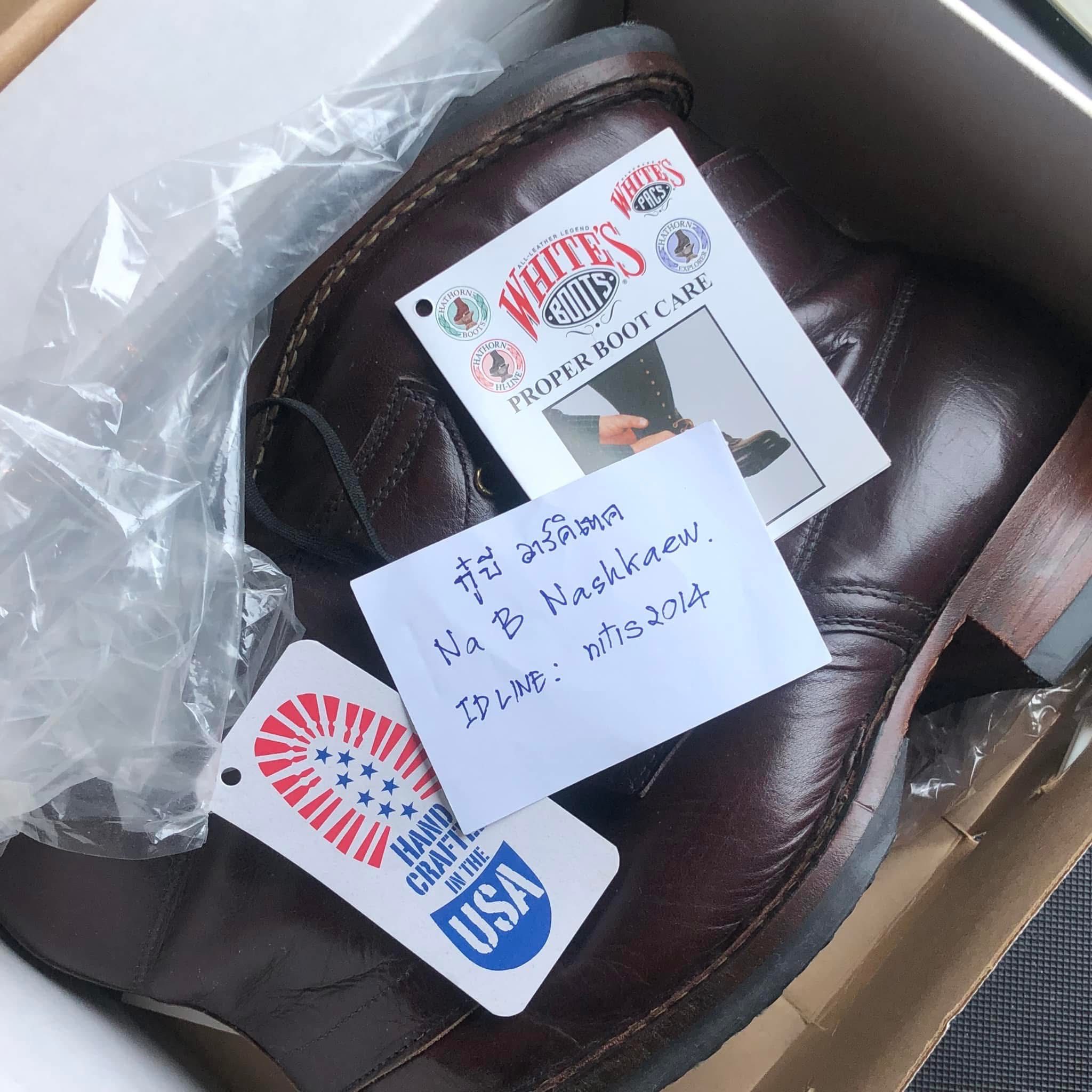 ซื้อ-ขาย wesco boots white
