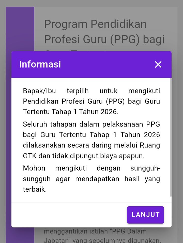 OFFICIAL PPG DALJAB 2026/27 | Adakan Master operator yang bisa ...