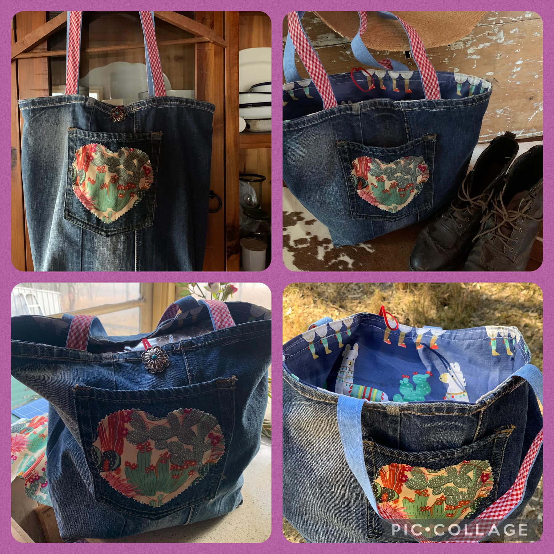 Simple Tote Bag Creation with Button and Loop Closure