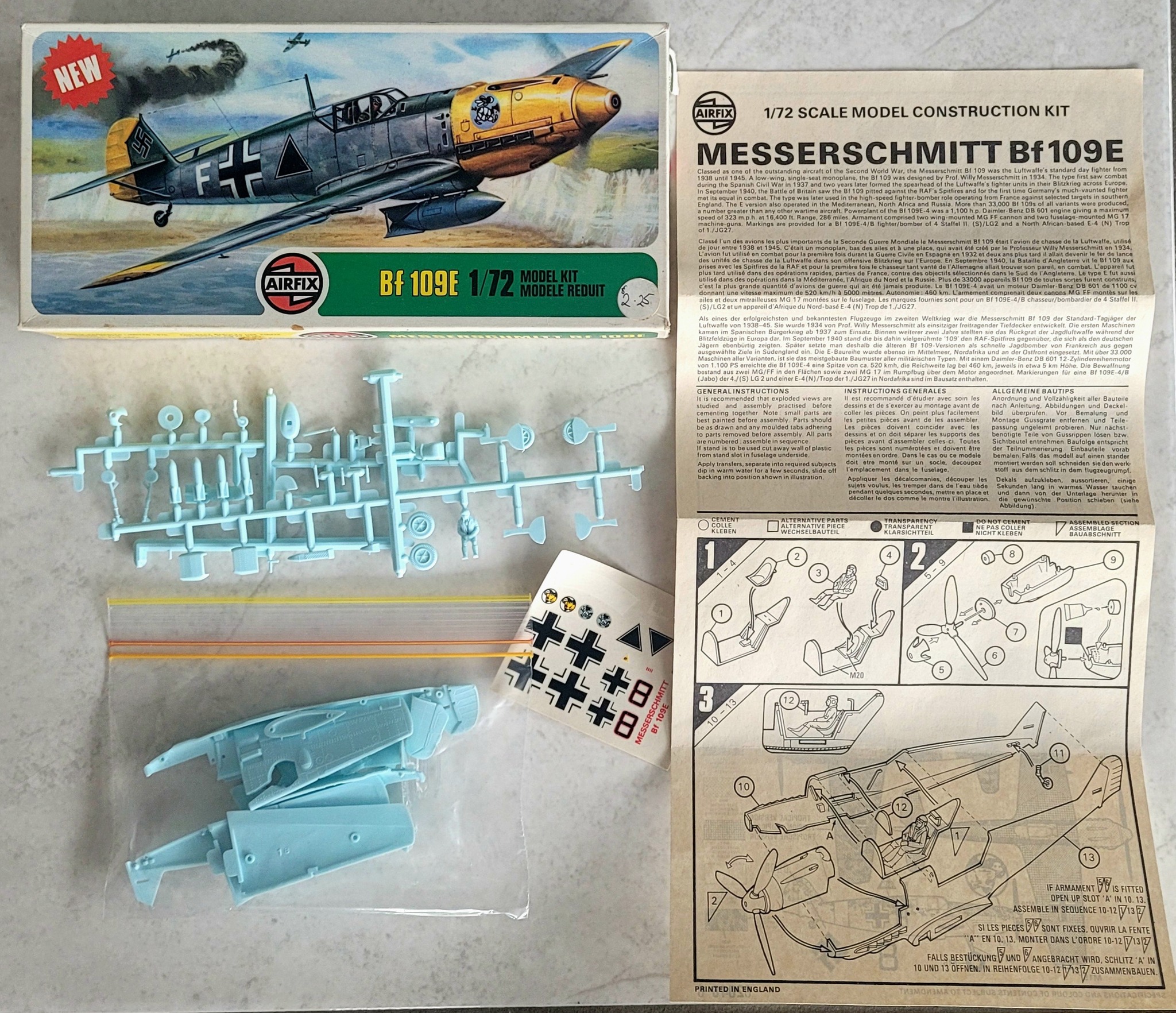 Vintage Spanish aircraft kits from EdA and Spantax