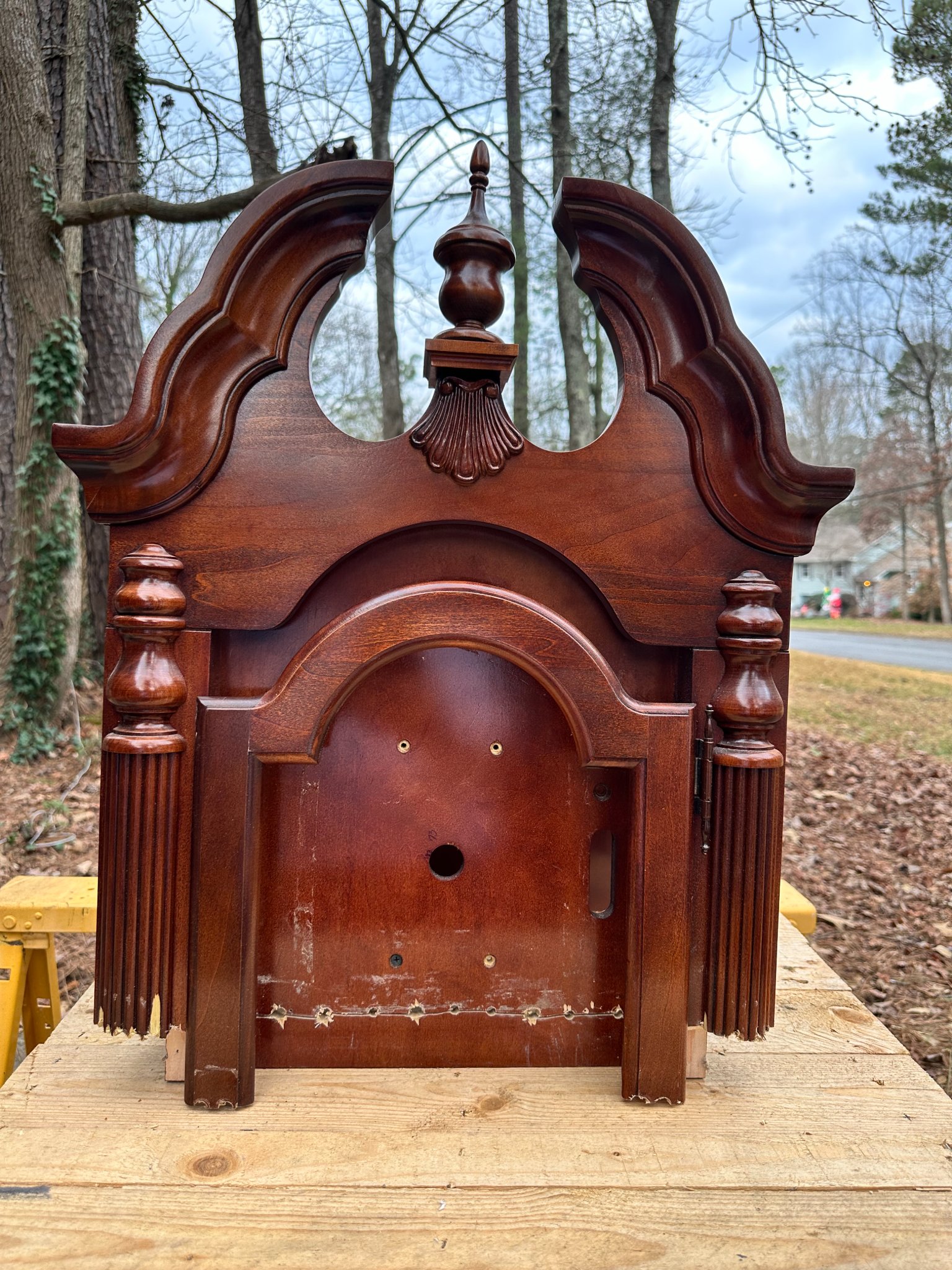 2 - Howard Miller Grandfather Clock Wood 