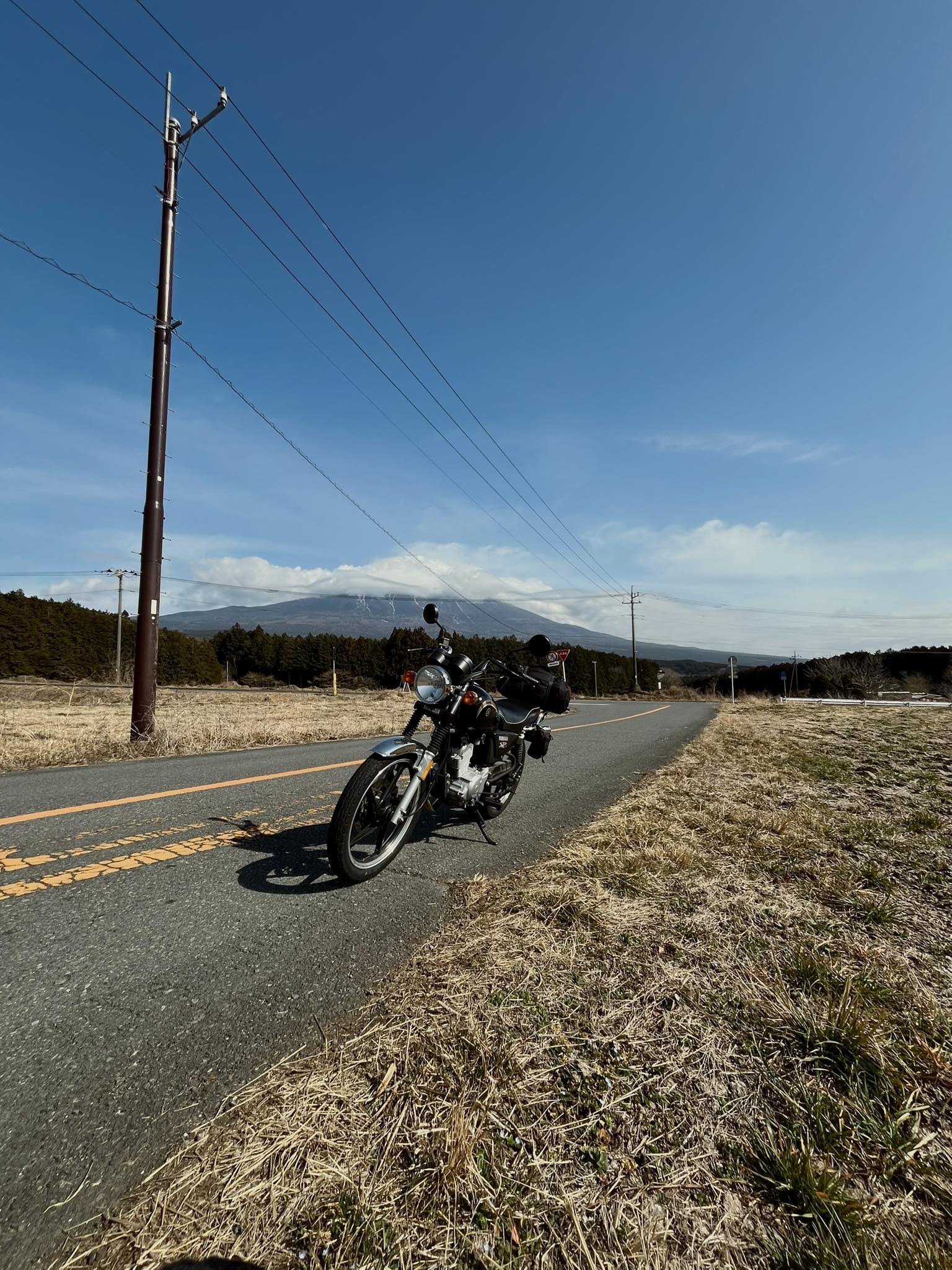 Yamaha YB125SP road trip around Mount Fuji
