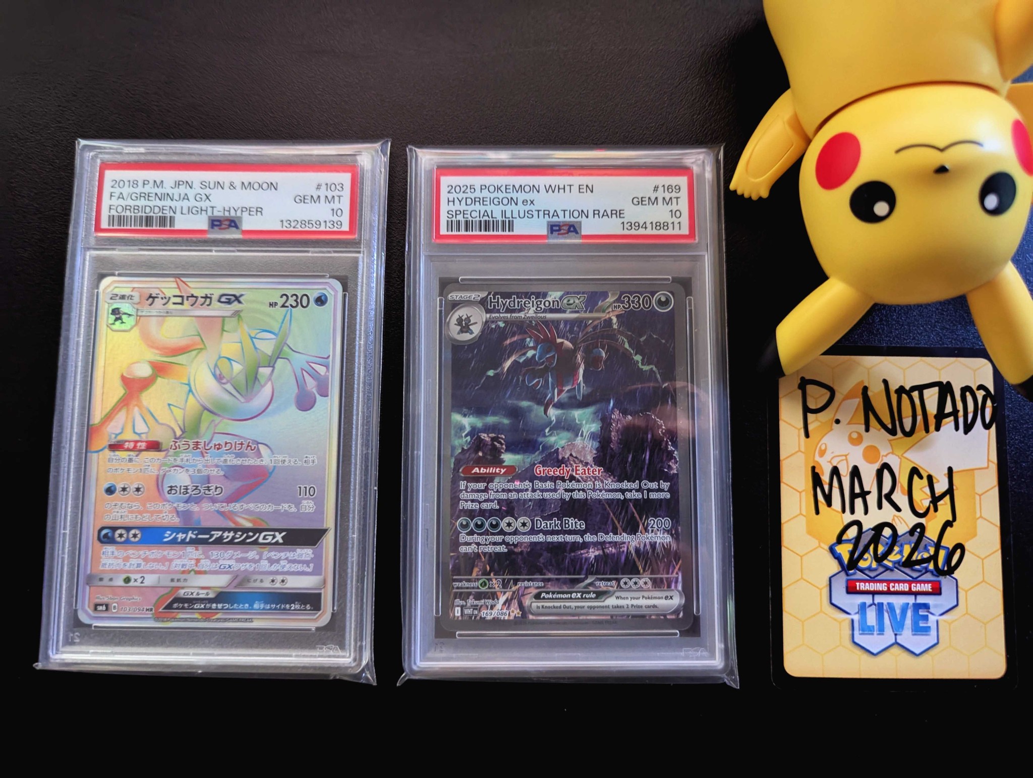 FOR SALE!! PSA 10 Slabs all New Cert GRENINJA GX-HYPER FORBIDDEN 