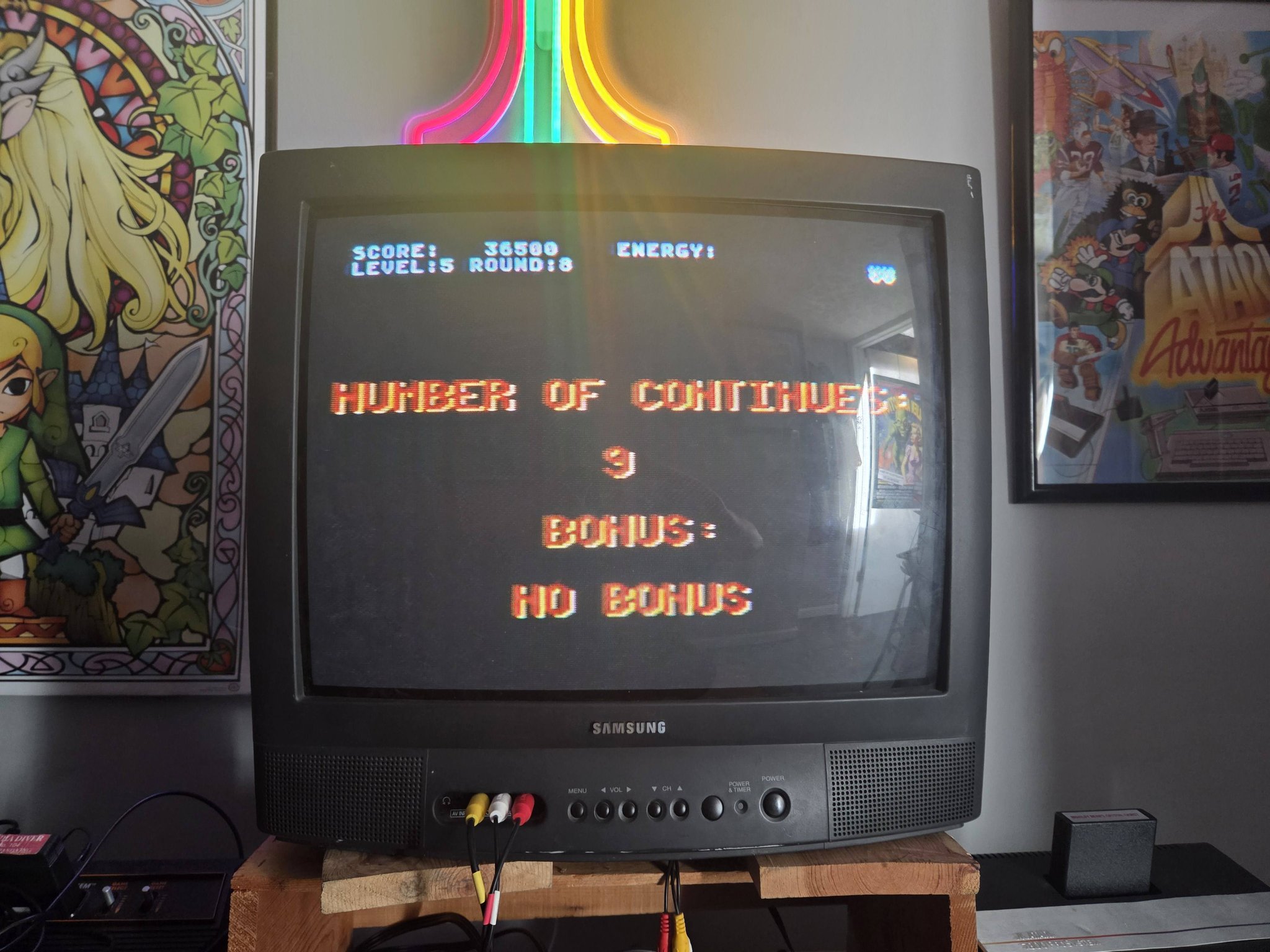 Beating Be they Bear's Crystal Quest on Atari