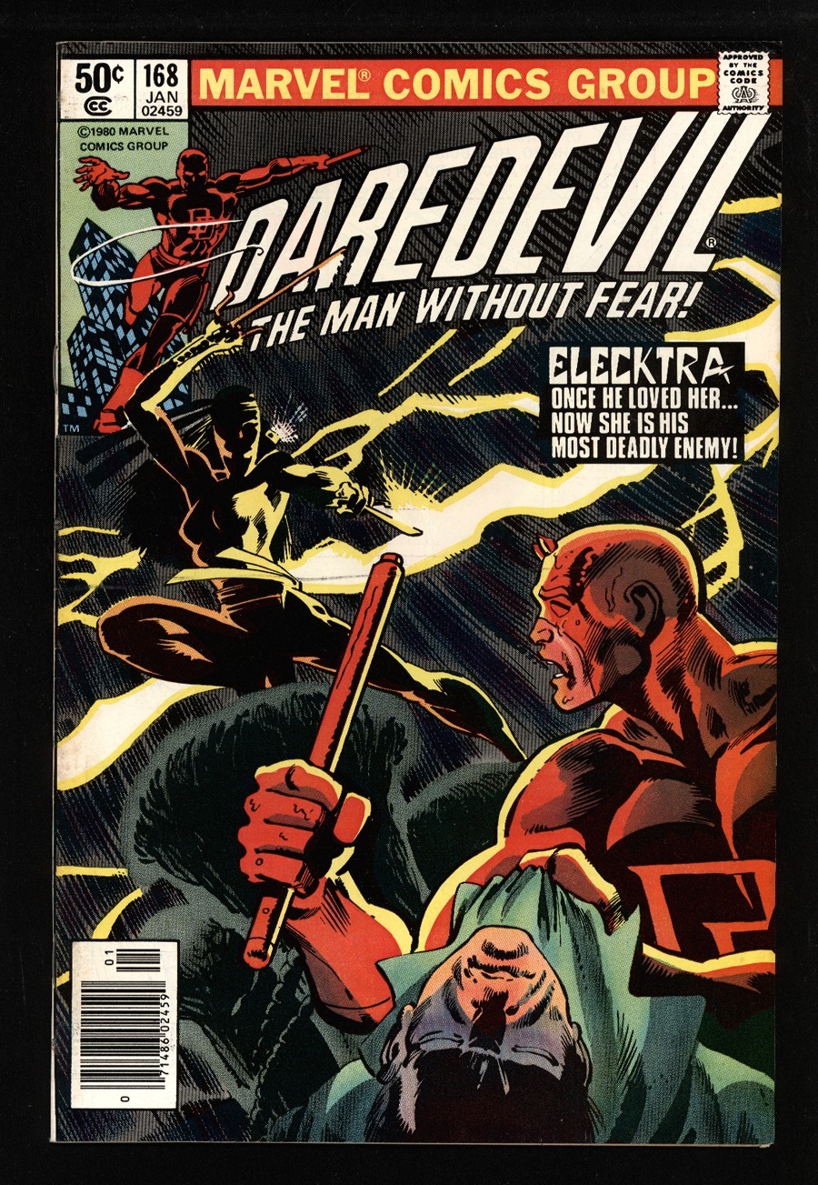 Classic Comic - Daredevil #196 (1983) - 1st meeting of Wolverine