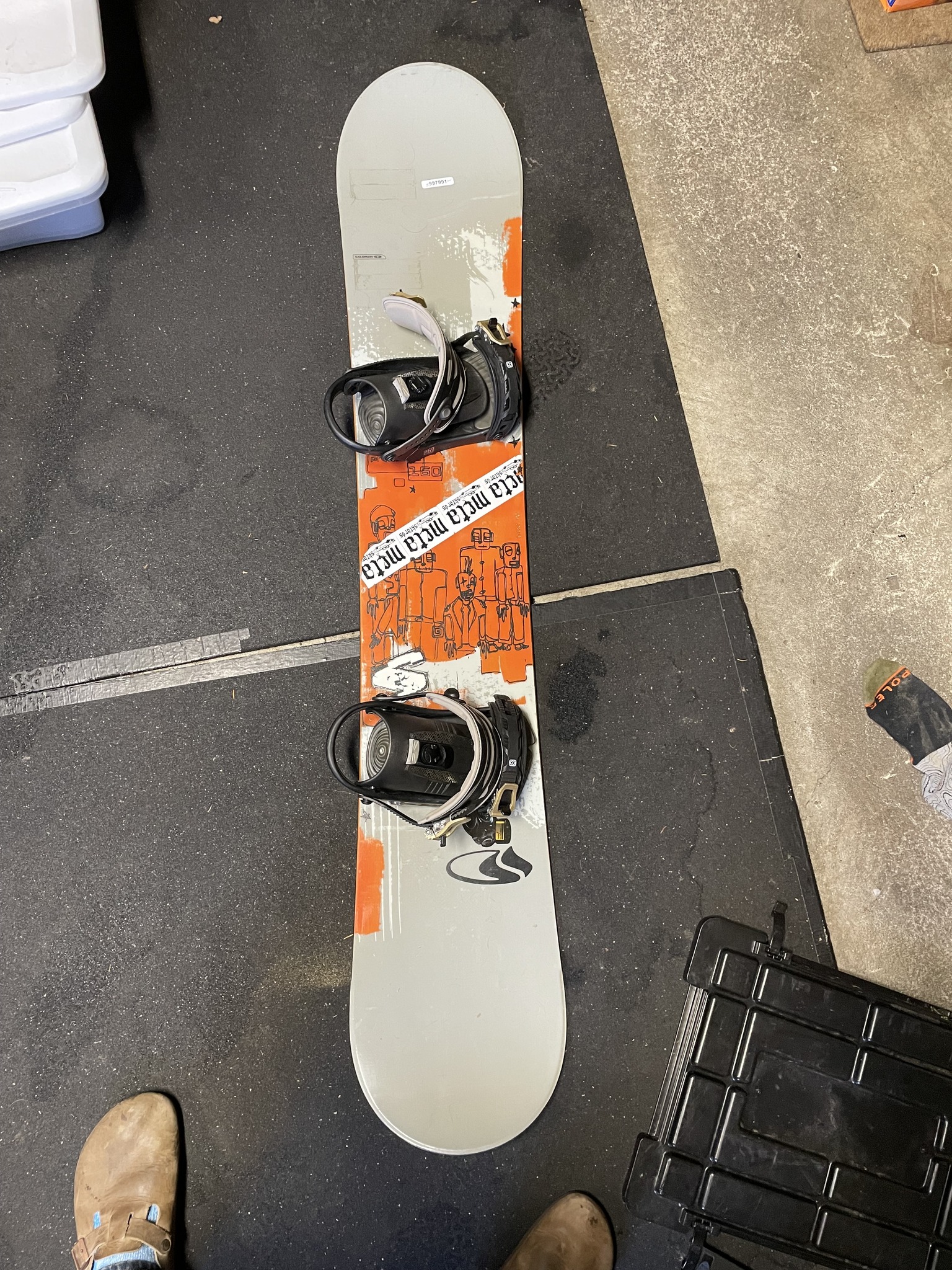 Salomon 160 Prospect snowboard with SL3 bindings for sale