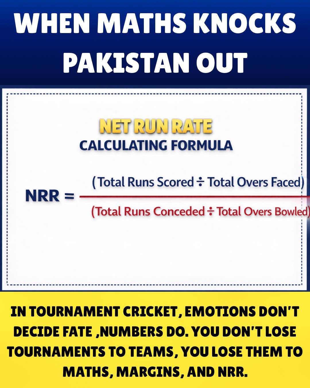 Vaibhav - When Maths Exposes Pakistan in T20 World Cup 2026 😭 This is ...