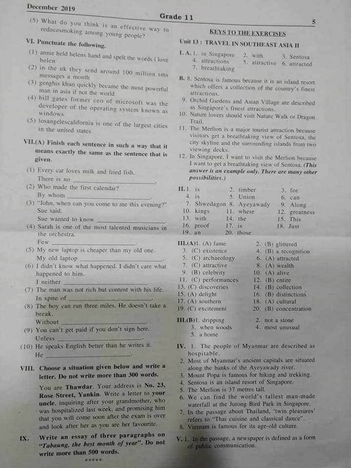 Easy Ways to PASS the Matriculation Exam;