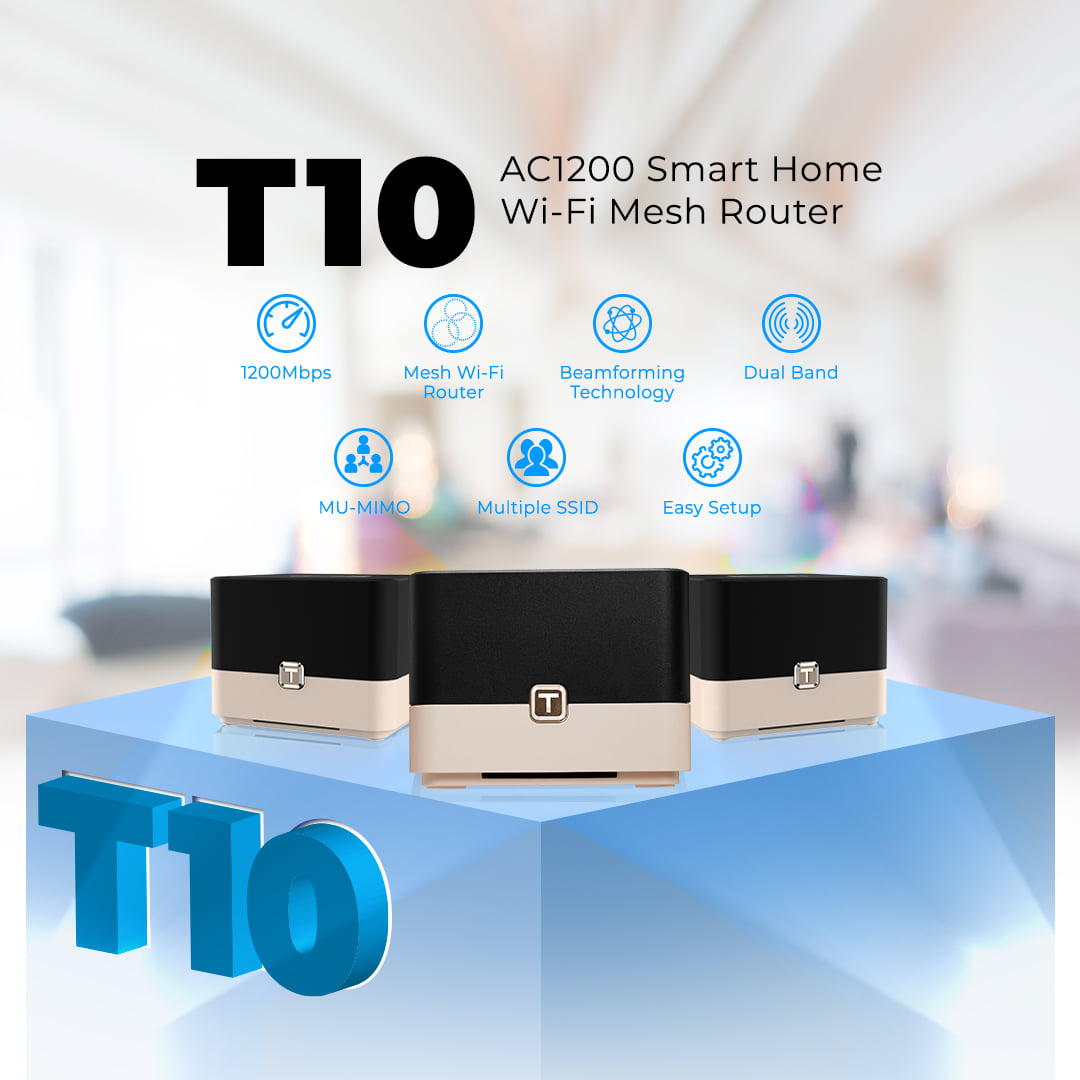 TOTOLINK T10 dengan fitur utama Mesh... - TOTOLINK Indonesia | Facebook