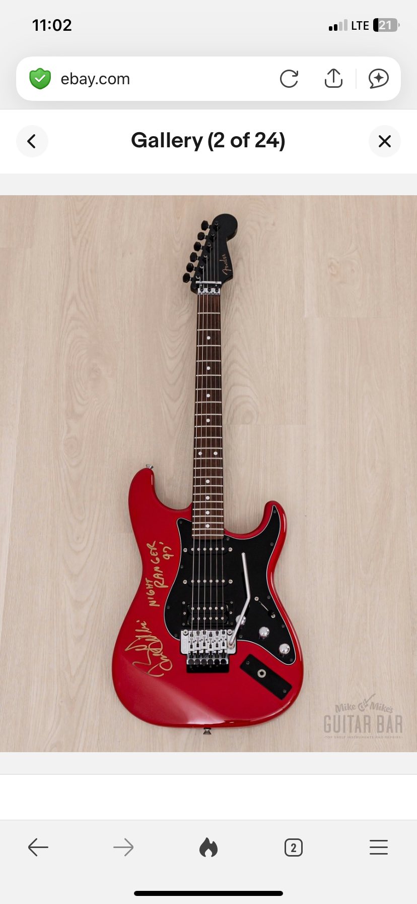 Anybody ever found a Brad Gillis model Fernandes or fender copy?