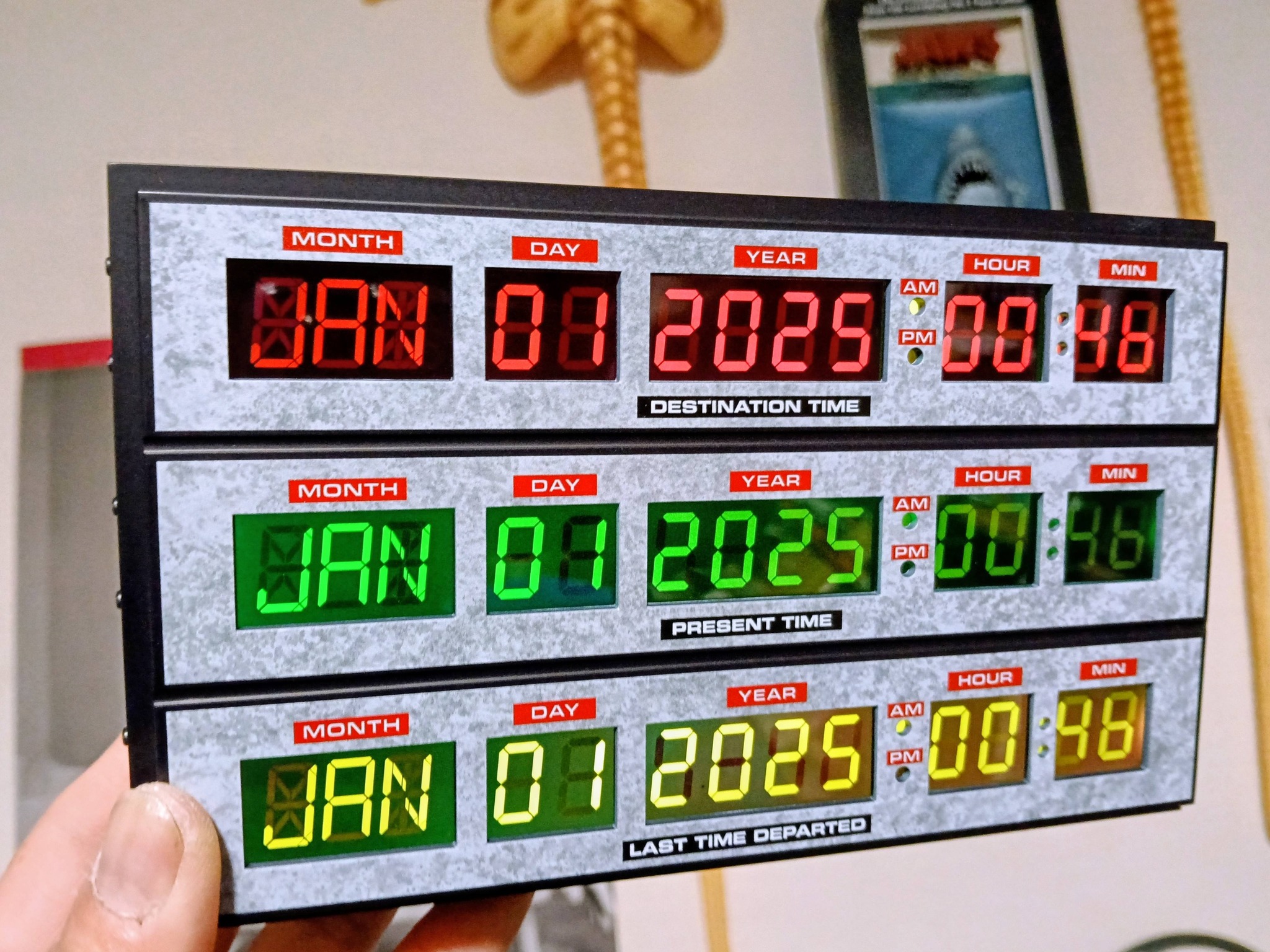 バック・トゥ・ザ・フューチャー』 タイム・サーキット型クロック 届いた！