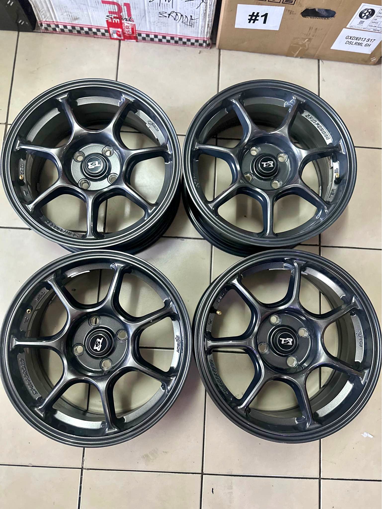 TSR Wheels 15x6 4holes PCD 100 ET35 - Car Wheels, Tires & Parts ...