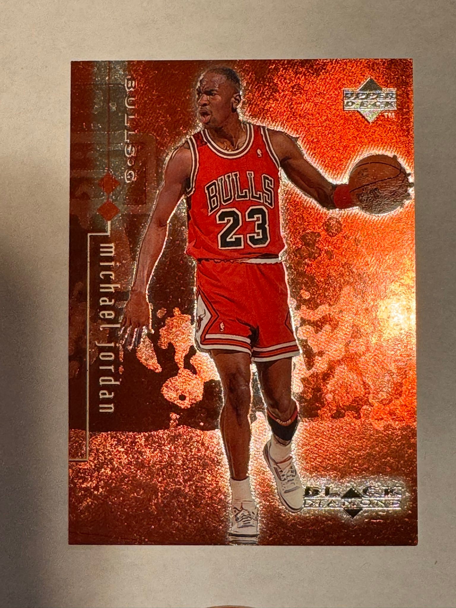 Why are the prices of the 1996-97 Flair Showcase Michael Jordan 