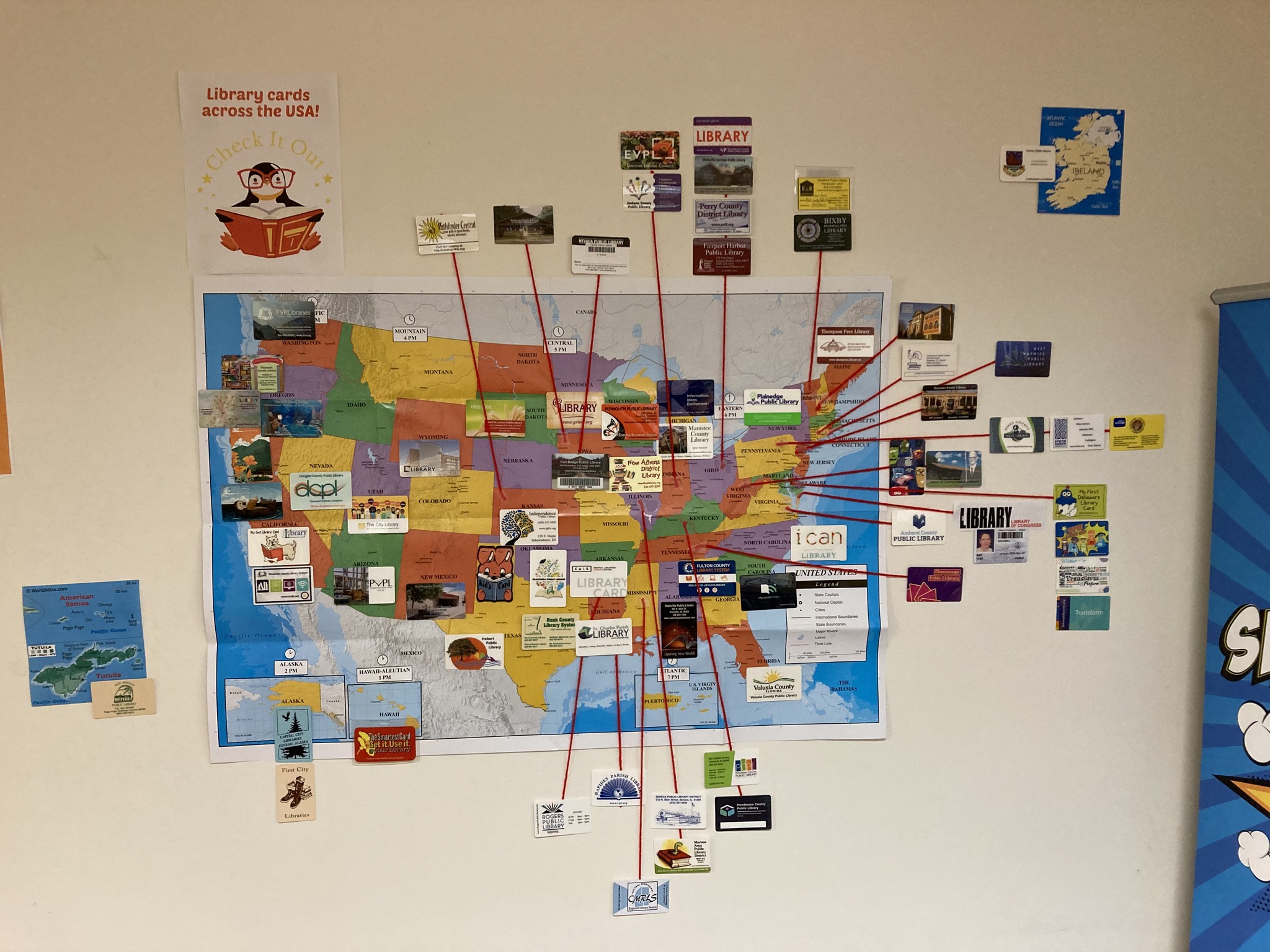 Our library card display is... - Delaware Head Huggers