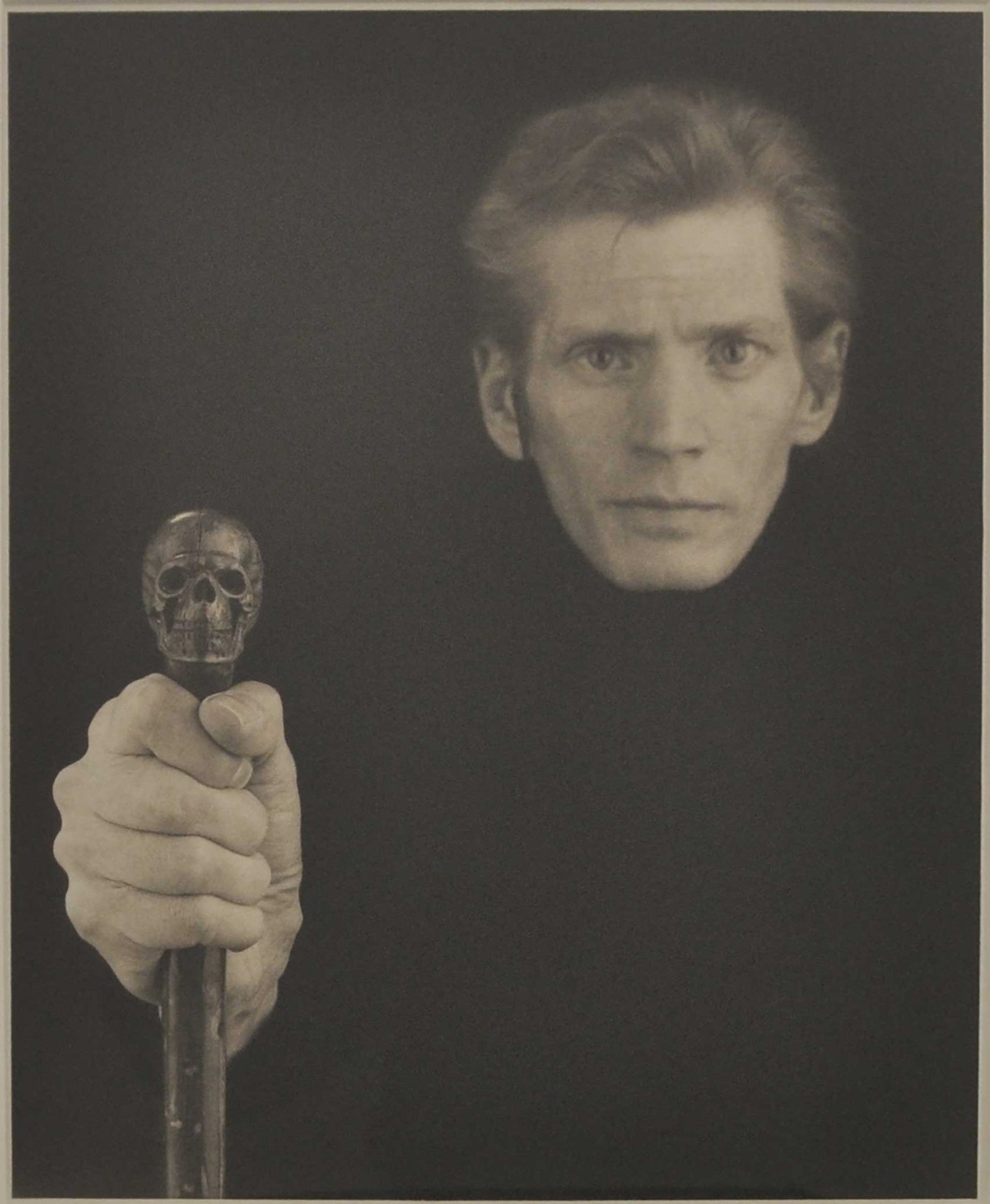 Memento mori' Robert Mapplethorpe Last self portrait 1988 Platinum
