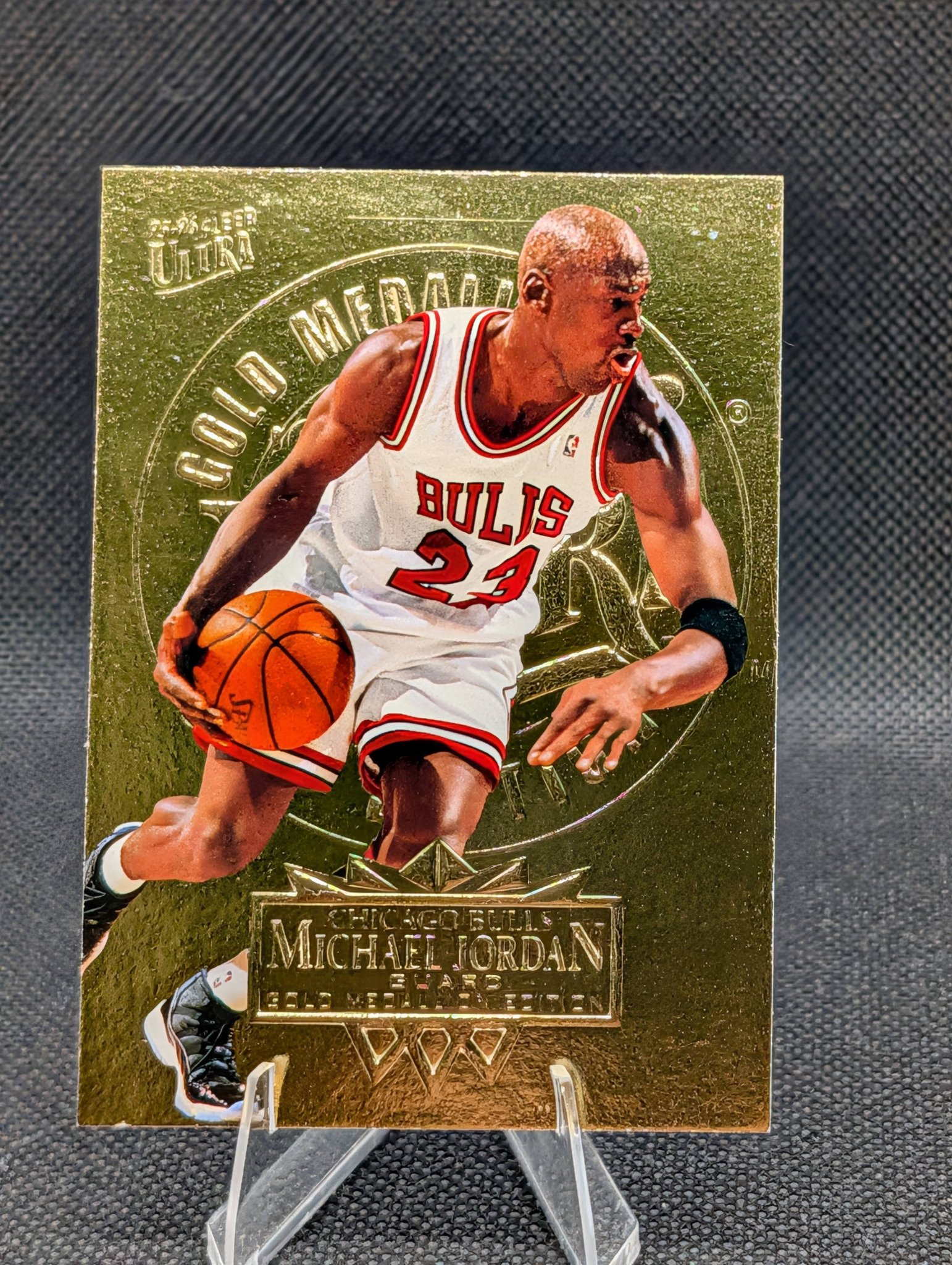 1995-96 Fleer Ultra Michael Jordan Gold Medallion card for sale