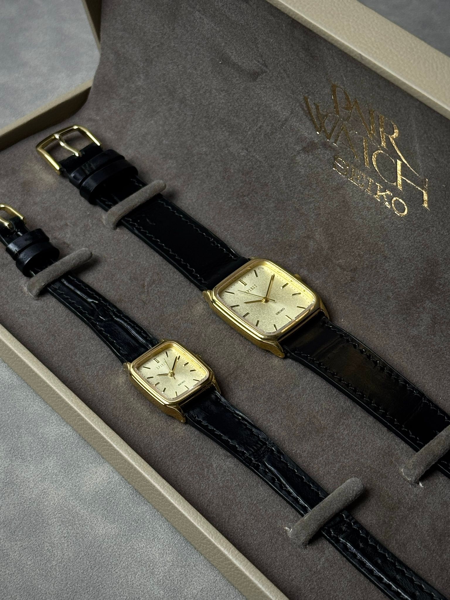 THE PERFECT GIFT ?? 1990s Vintage Seiko Spirit Pair Watch 