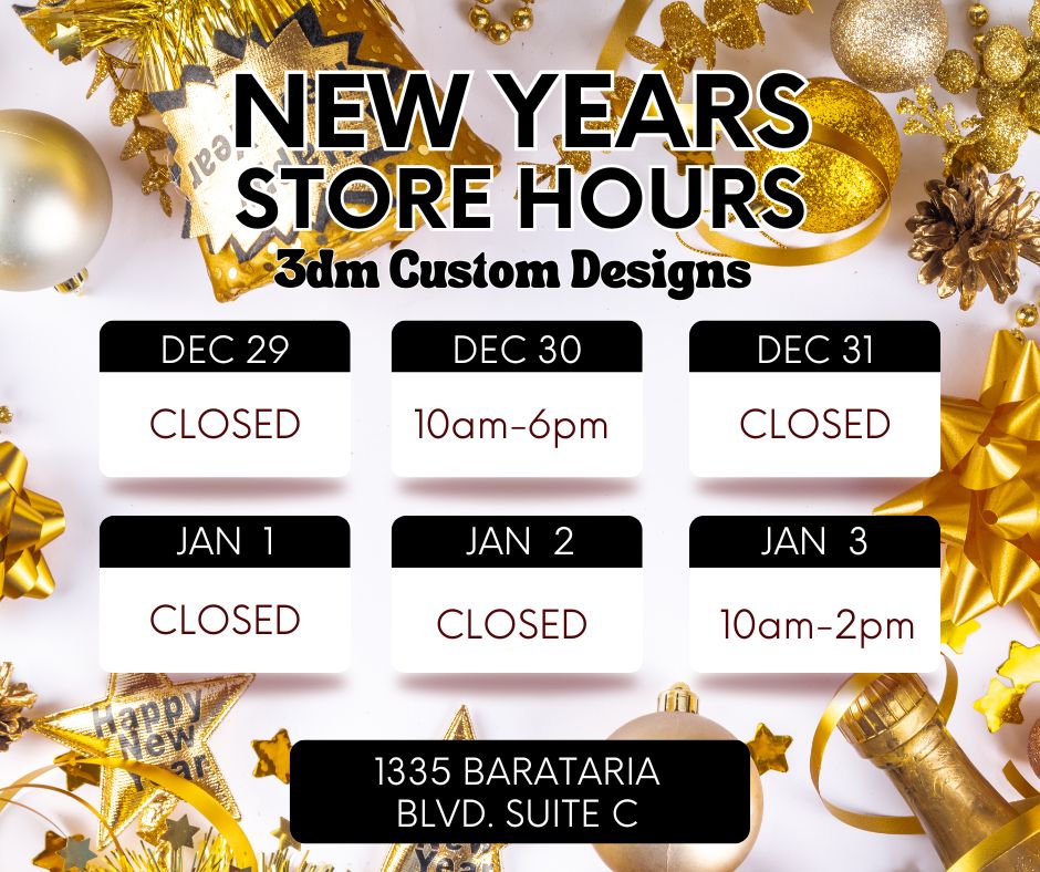 3dm Custom Designs & Dancewear | 🎉 NEW YEAR STORE HOURS 🎉 | Facebook
