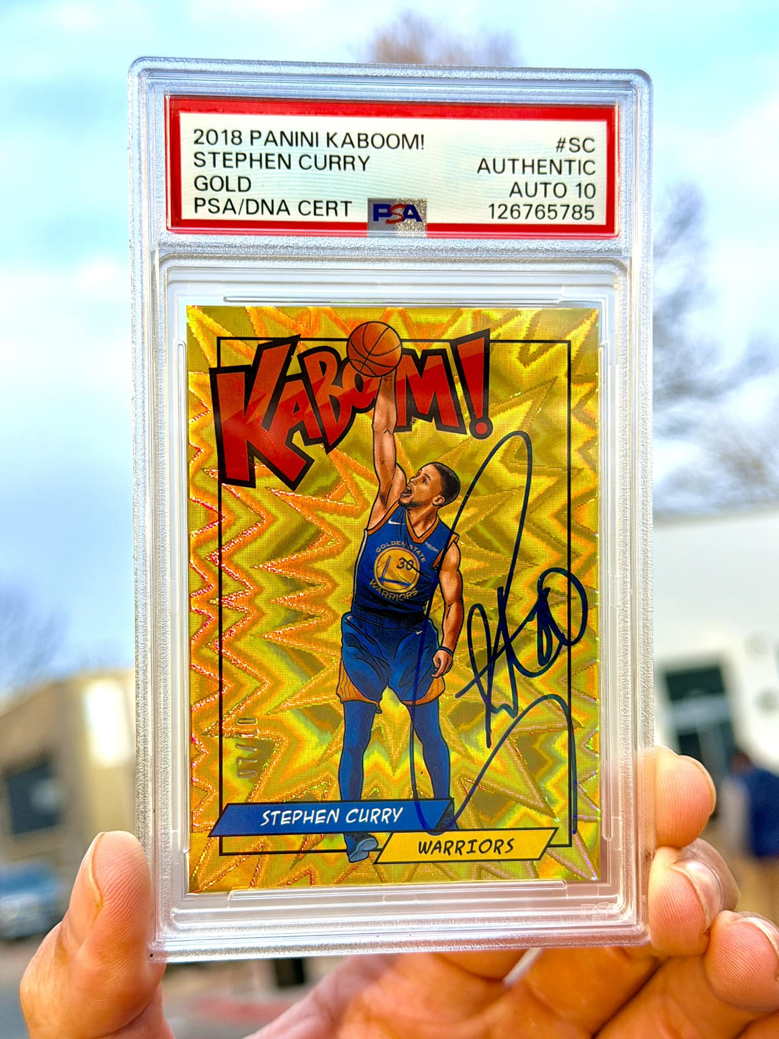 Is this the best Steph Curry Kaboom card?
