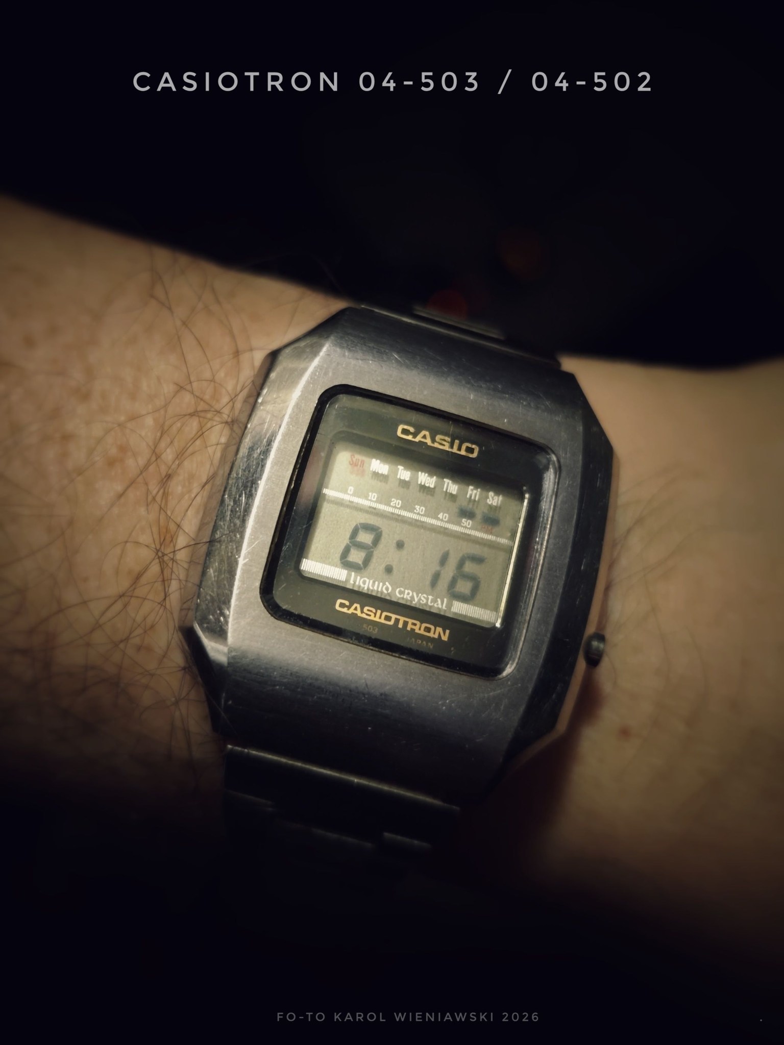 Casio Casiotron 04-503 / 04-502, about 1975, still working