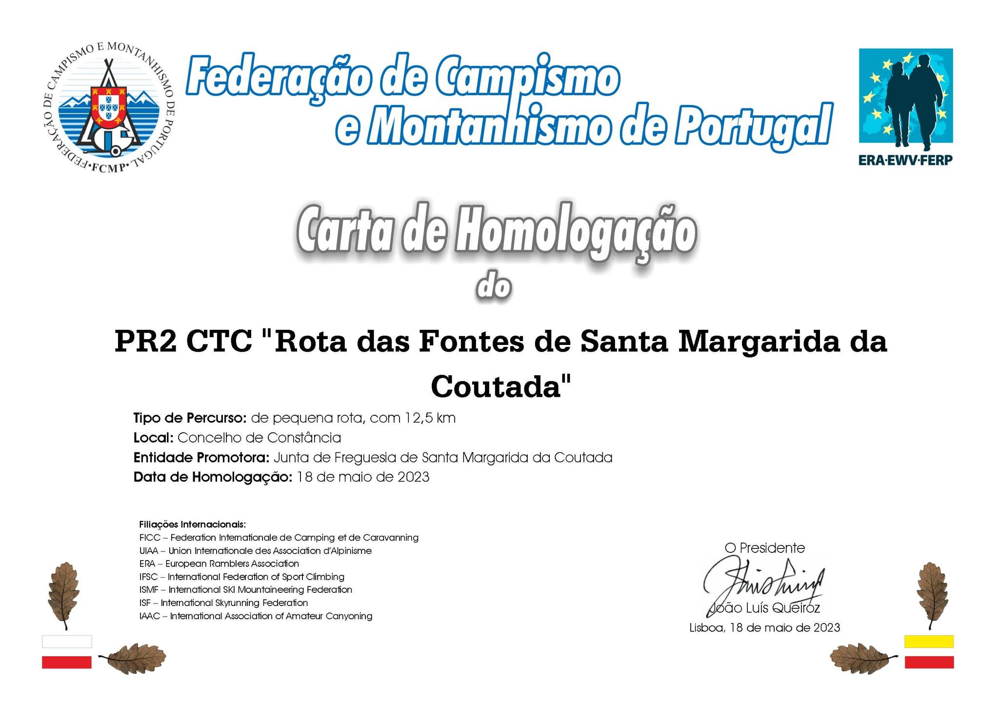 PR2 CTC - Rota das... - Freguesia Santa Margarida da Coutada | Facebook