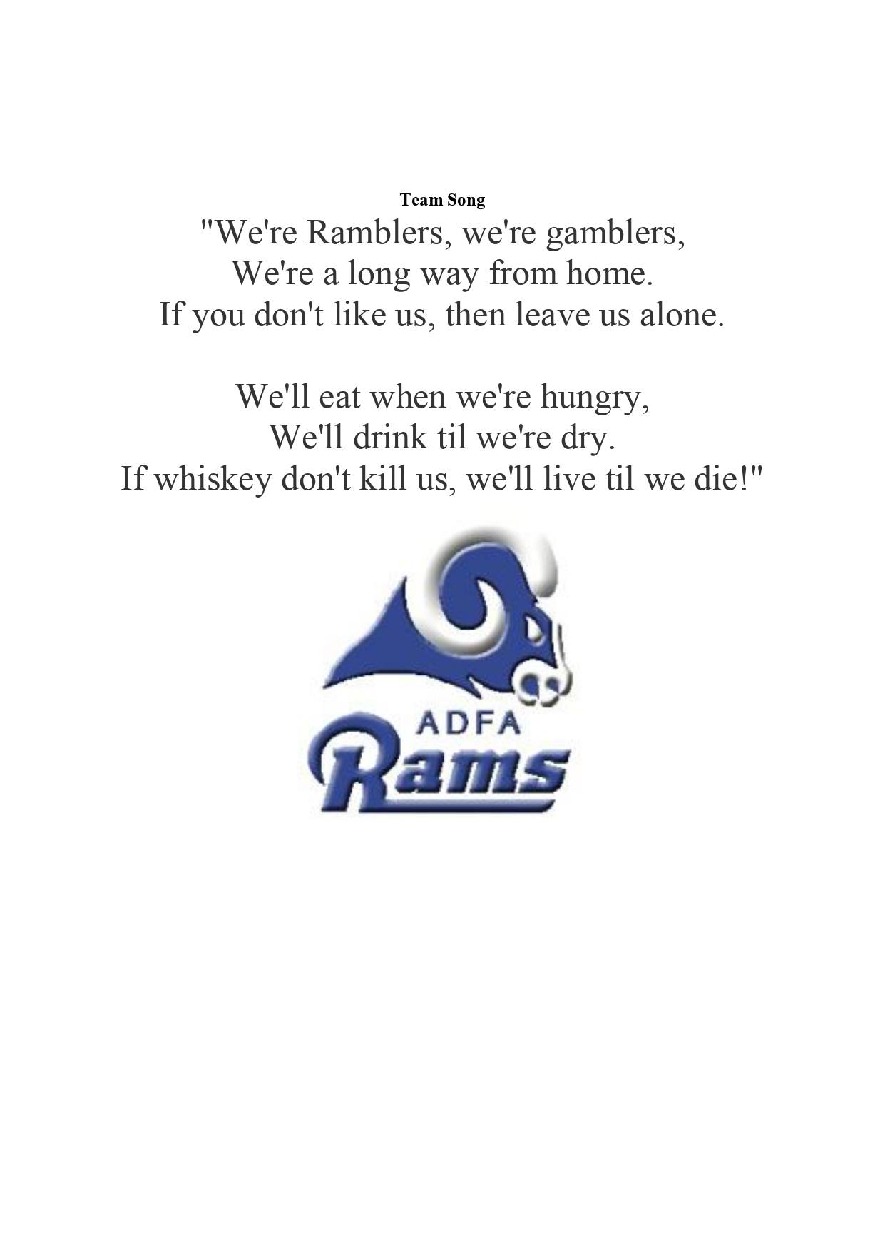ADFA Rams