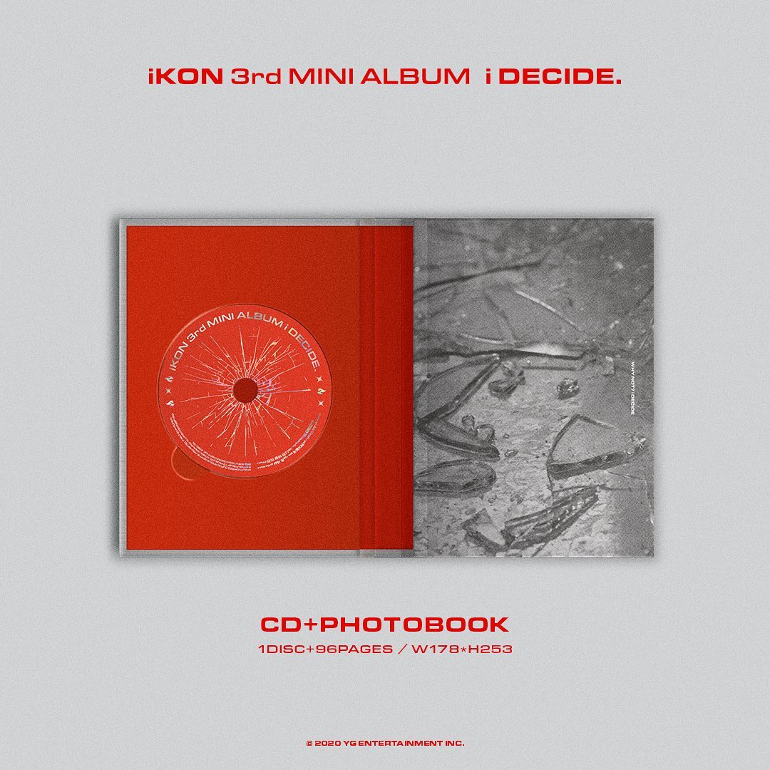 iKON 3rd MINI ALBUM [i DECIDE] 아이콘의 새 미니앨범 'i DECIDE