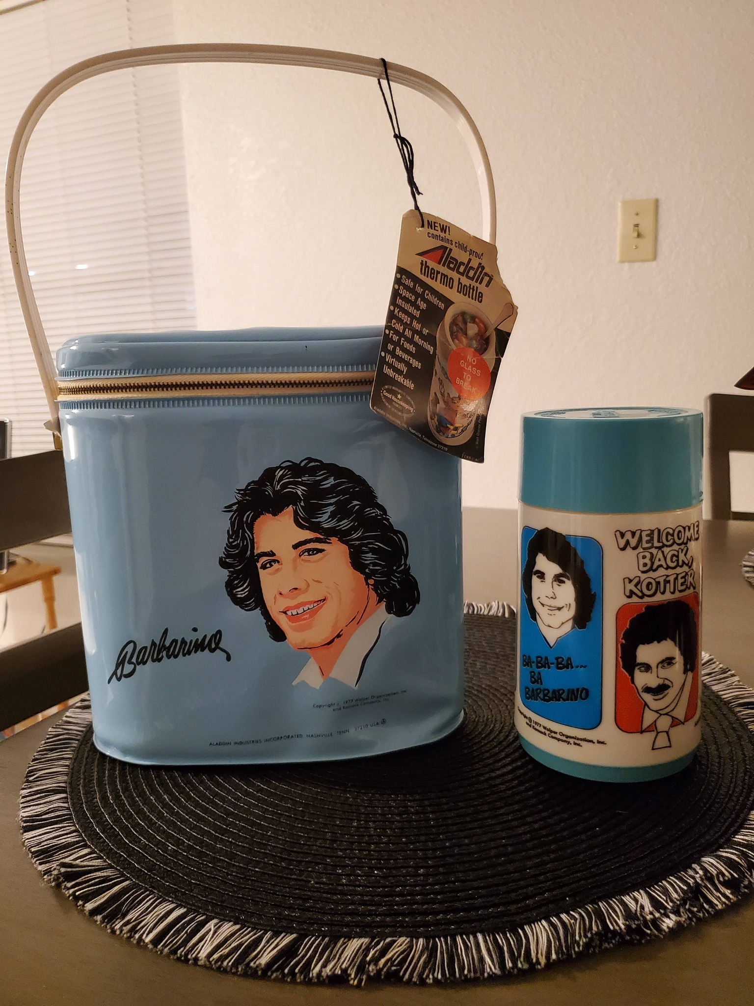 Welcome Back Kotter 45 record case and lunchbox/thermos combo ‼️