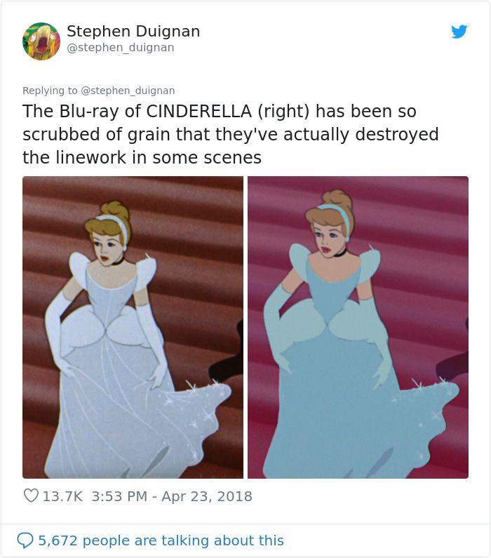 I'm honestly with you on this one 😭✨ Cinderella's original 1950 look feels like one of those “it depends on the moment” designs. In some scenes, her gown looks almost silvery-white, especially