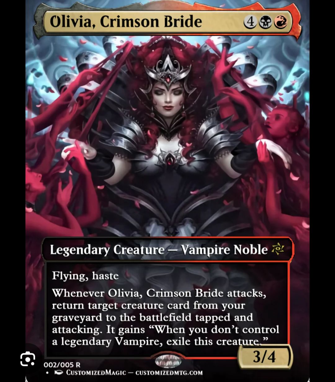 olivia crimson bride mtg commander deck Olivia, Crimson Bride Olivia, Crimson Bride (Showcase) |
