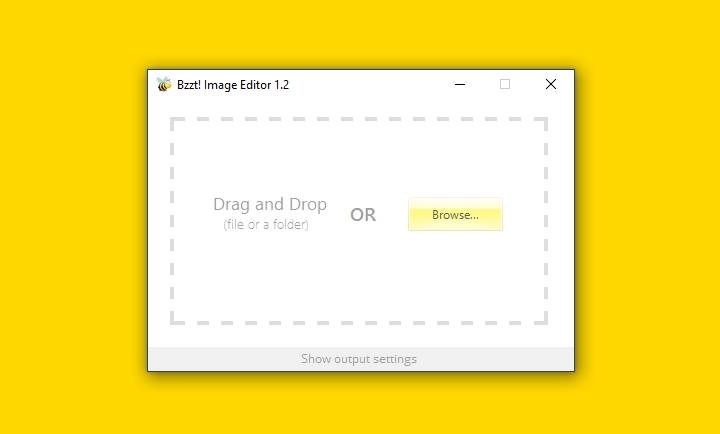 FileEagle.com - Bzzt! Image Editor can compress, rotate,...