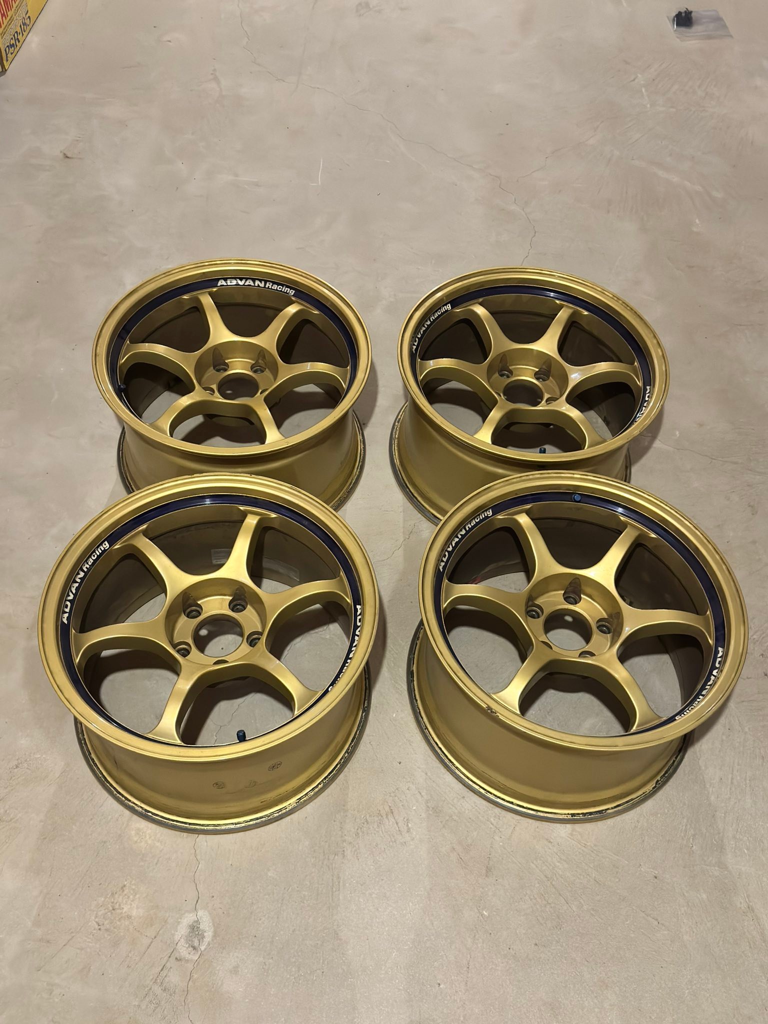 Advan RG-4 Semi Gloss Black 18x9.5 5x114.3 +35 $2390 ONLY 1 SET AT 