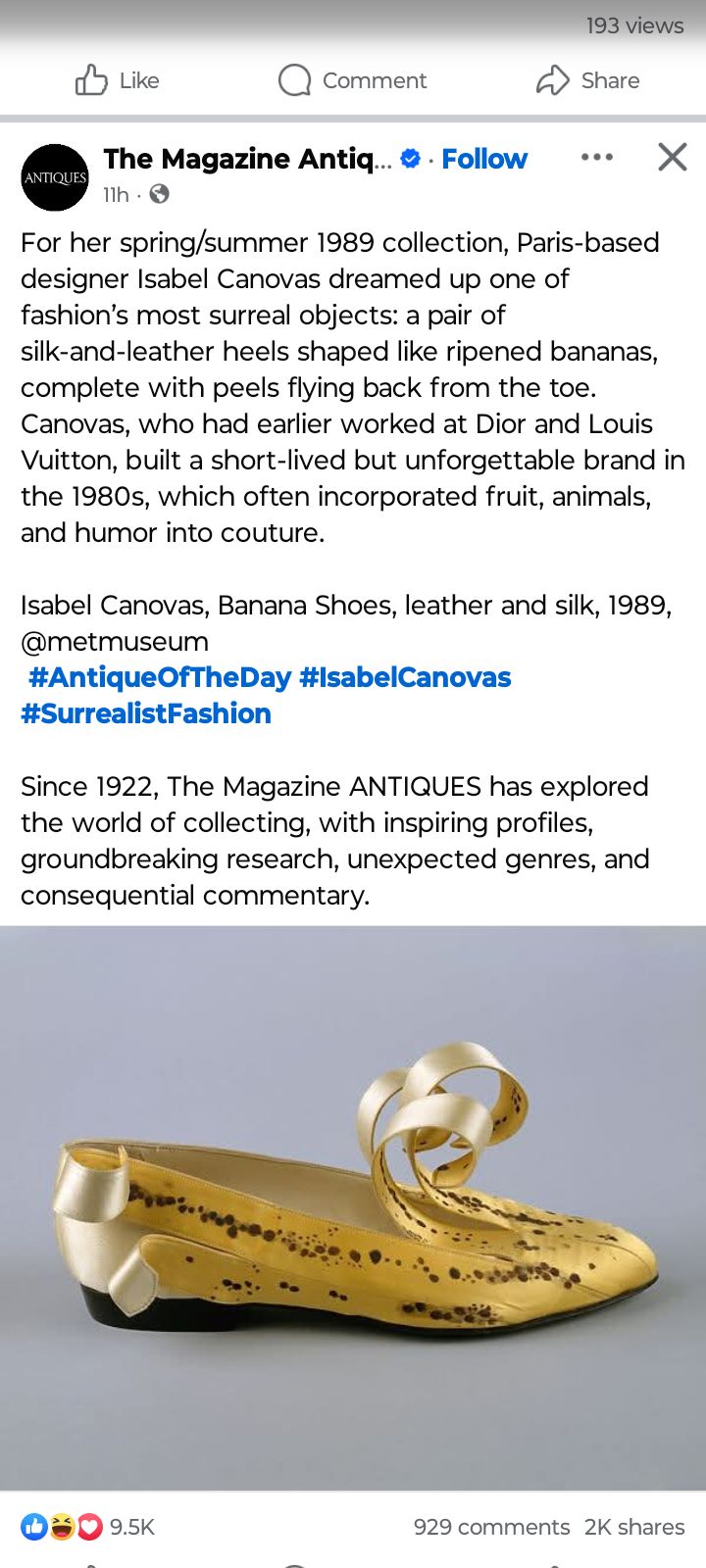 ISABEL CANOVAS フランスヴィンテージ　刺繍レザー手袋&ベルトセット Isabel Canovas' surreal banana shoes from 1989