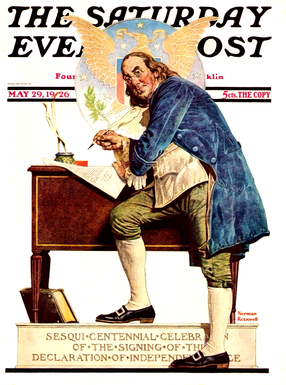 Norman Rockwell's 1926 Saturday Evening Post cover