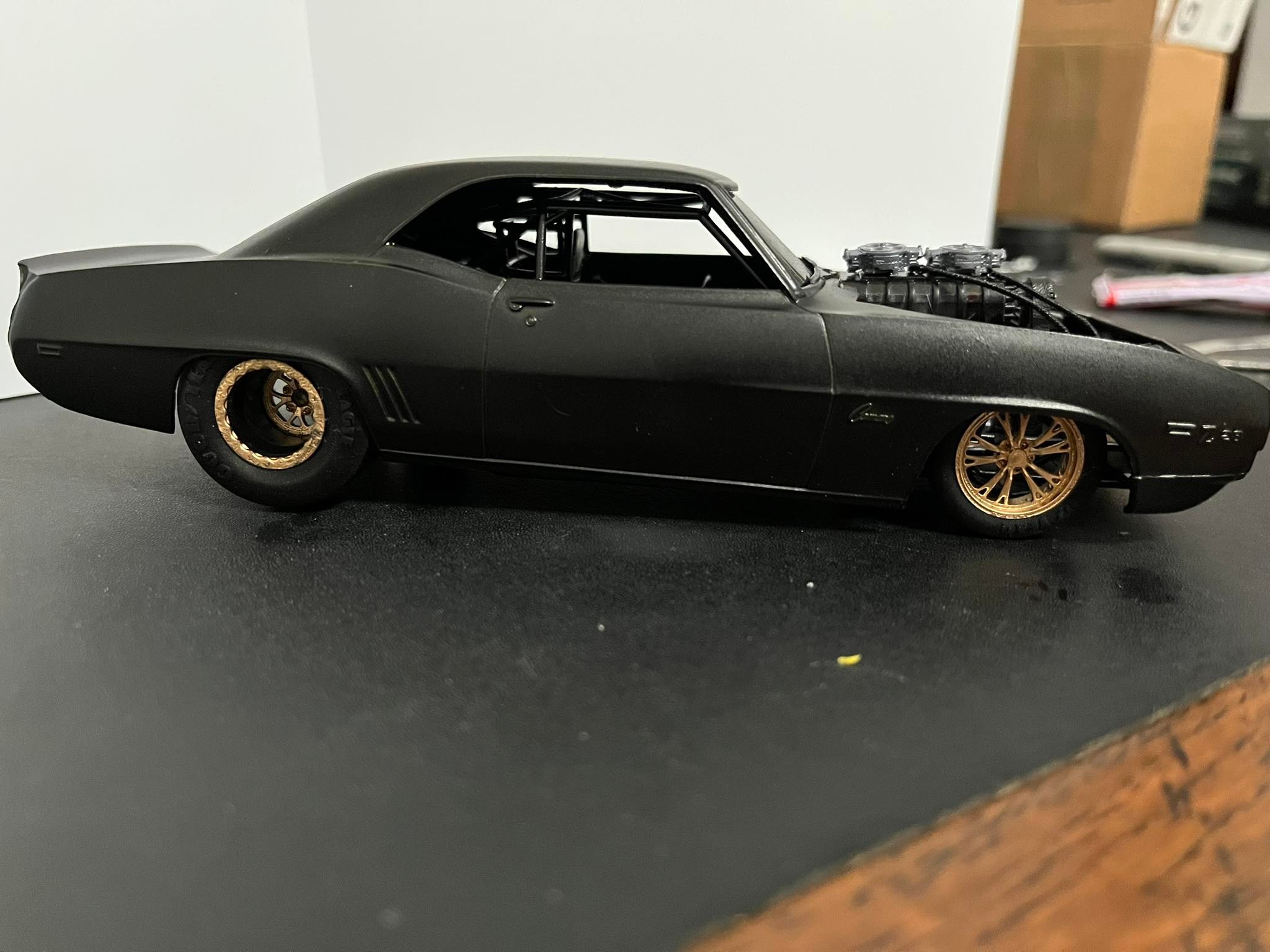 1969 Camaro Z28 w/o 302 Hood Emblems