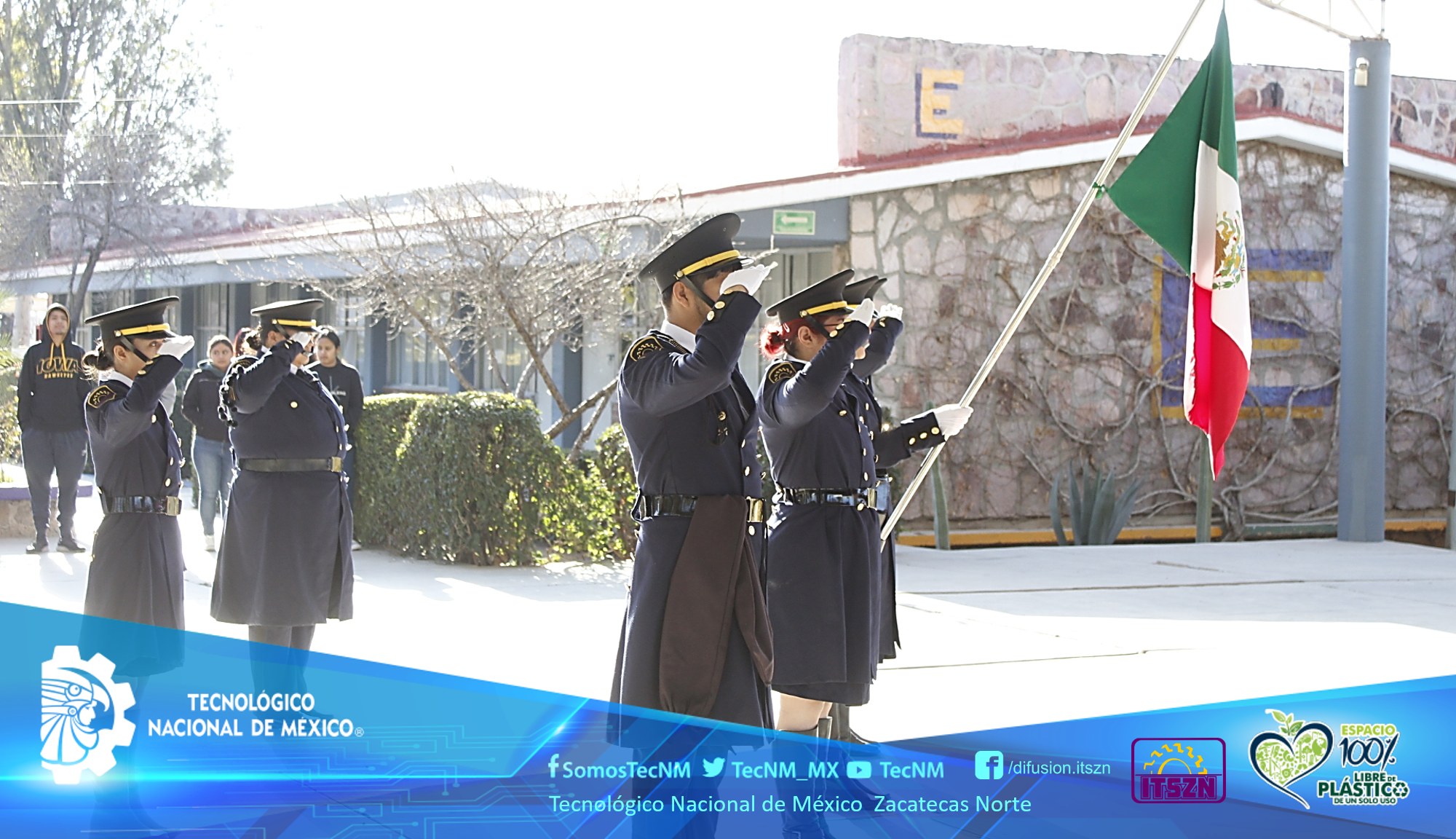 Difusión Itszn - 🎉🇲🇽 Ceremonia de Honores a la Bandera – 2... | Facebook